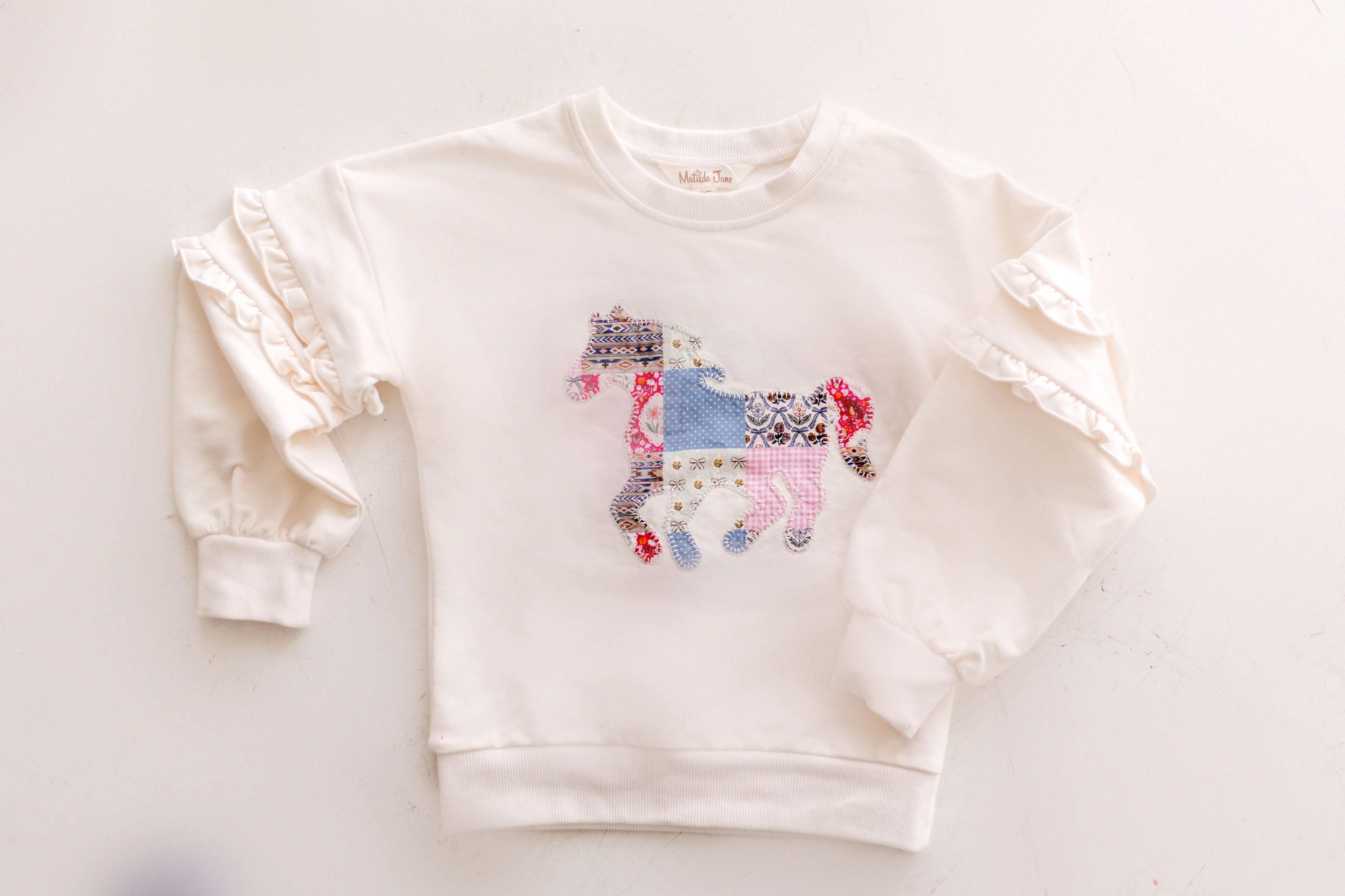 Little Lasso Applique Sweater
