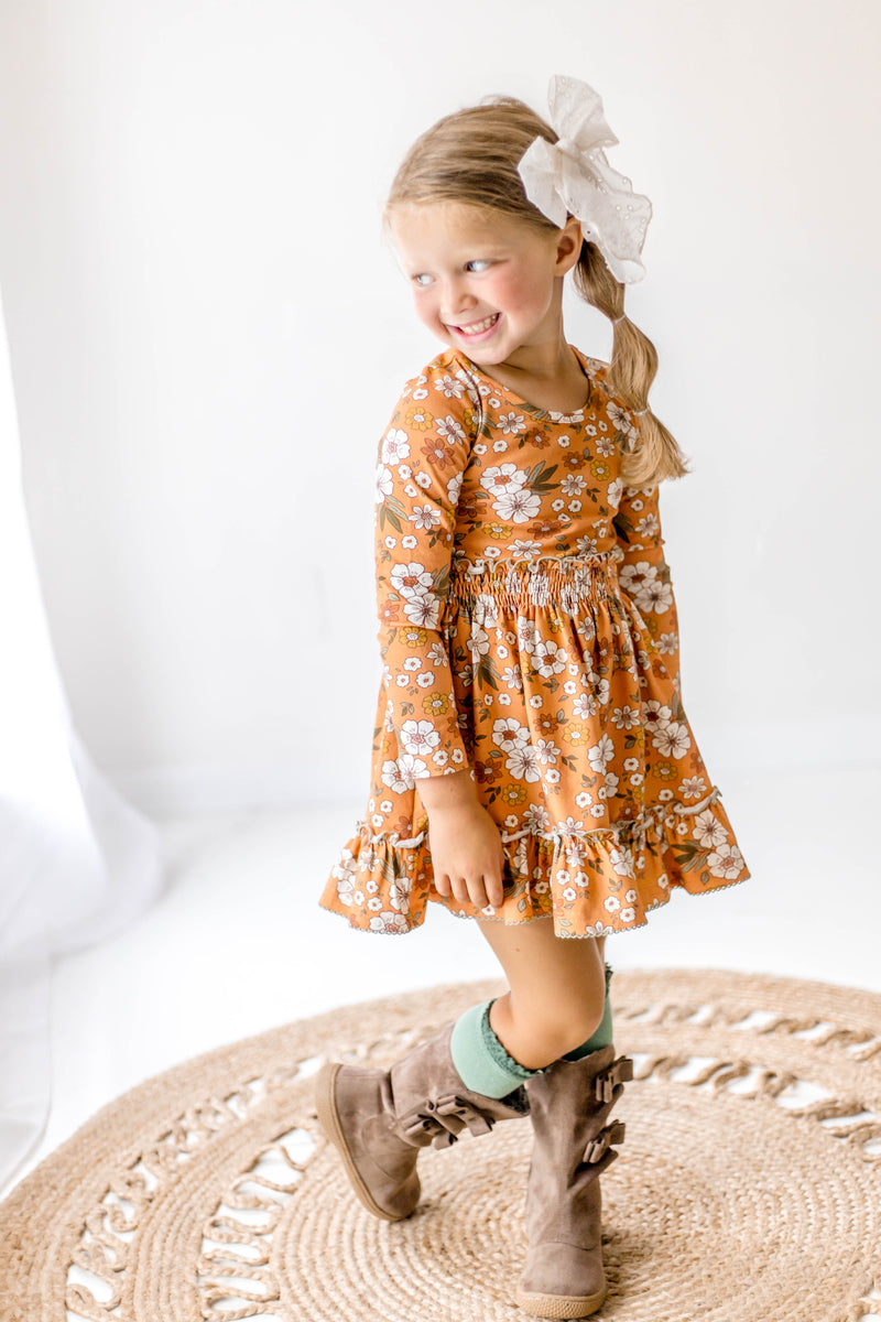 Floral Symphony Lap Dress