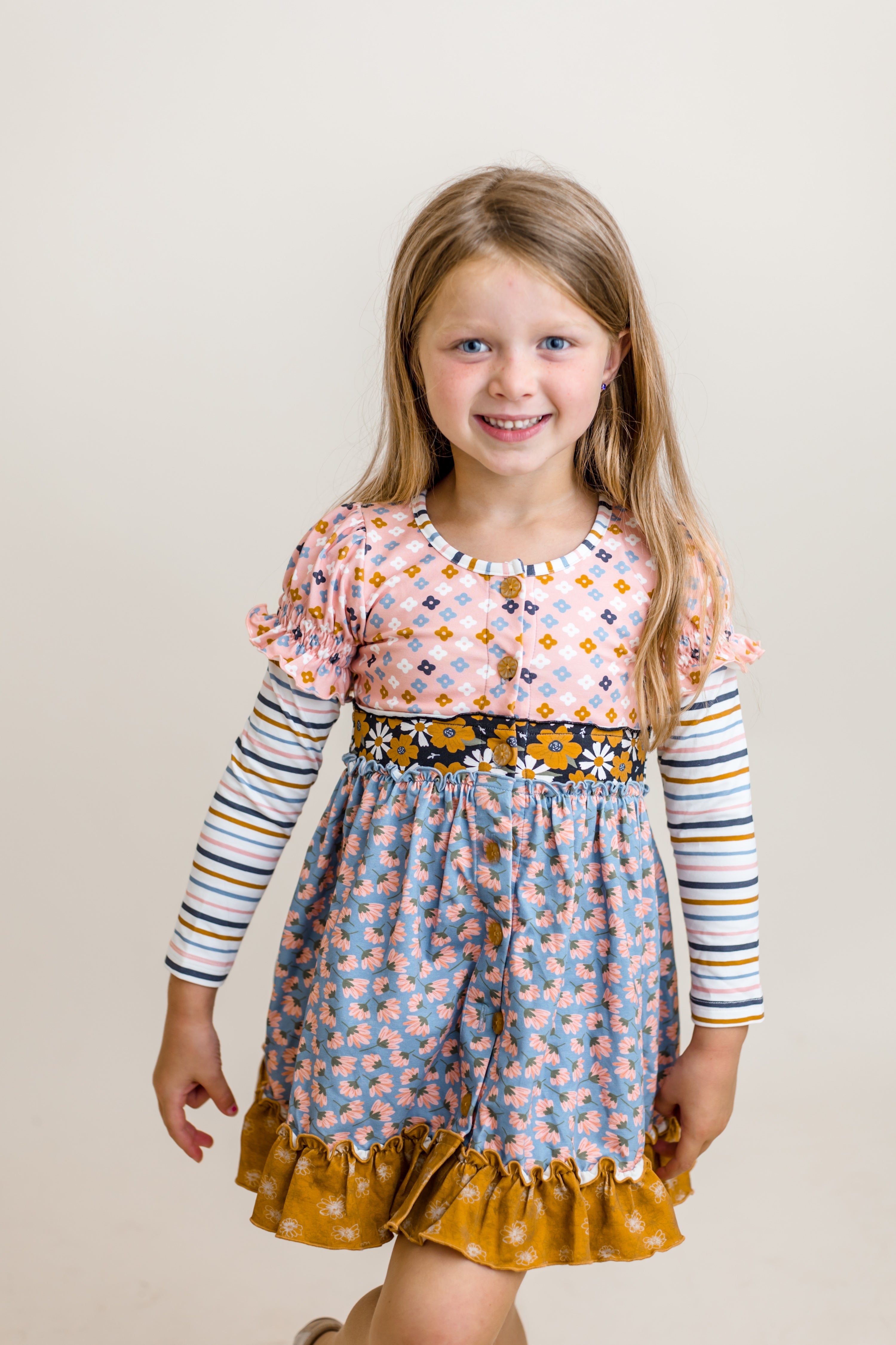 Whimsy Woods Button Dress