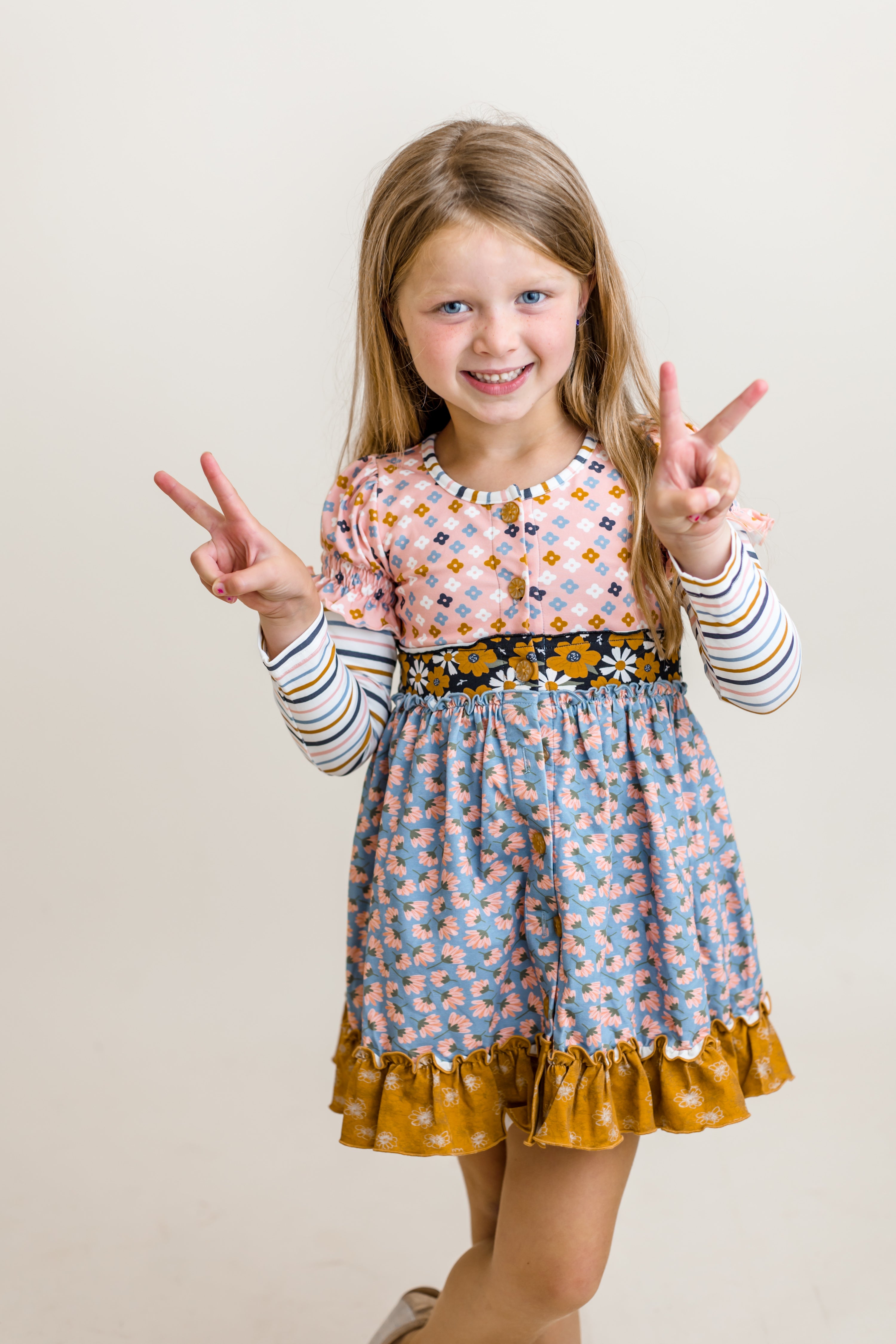 Whimsy Woods Button Dress