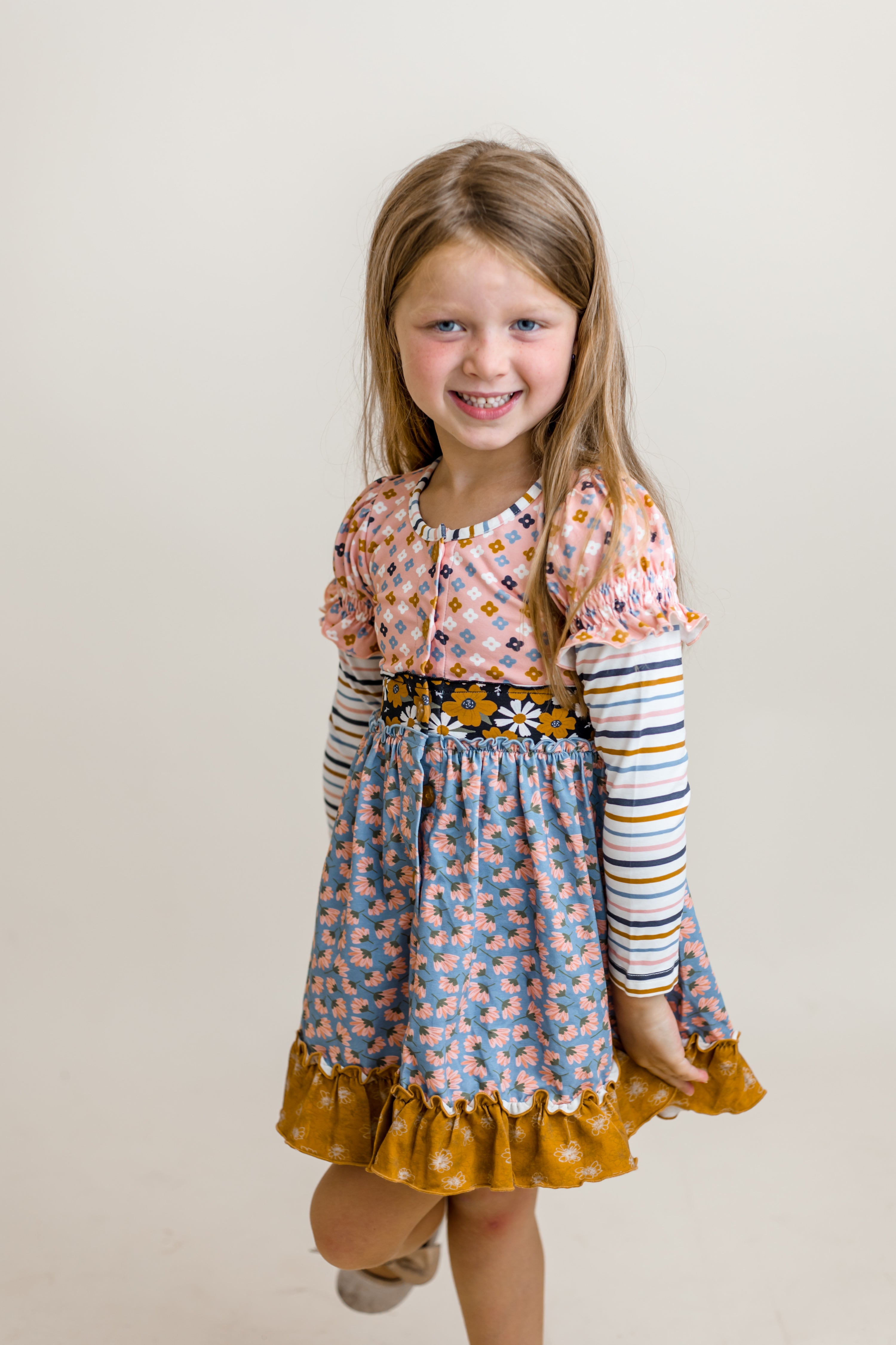 Whimsy Woods Button Dress