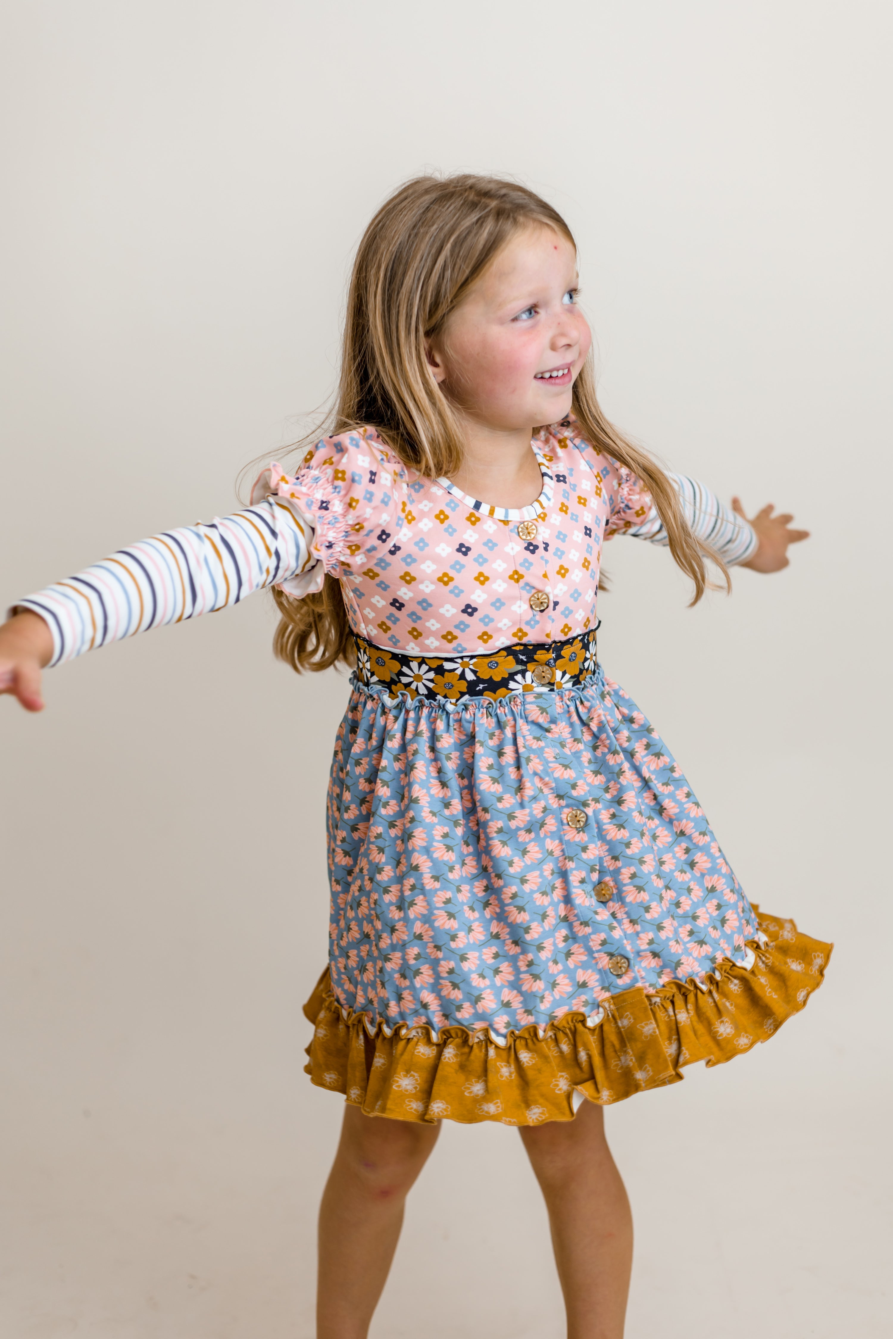 Whimsy Woods Button Dress