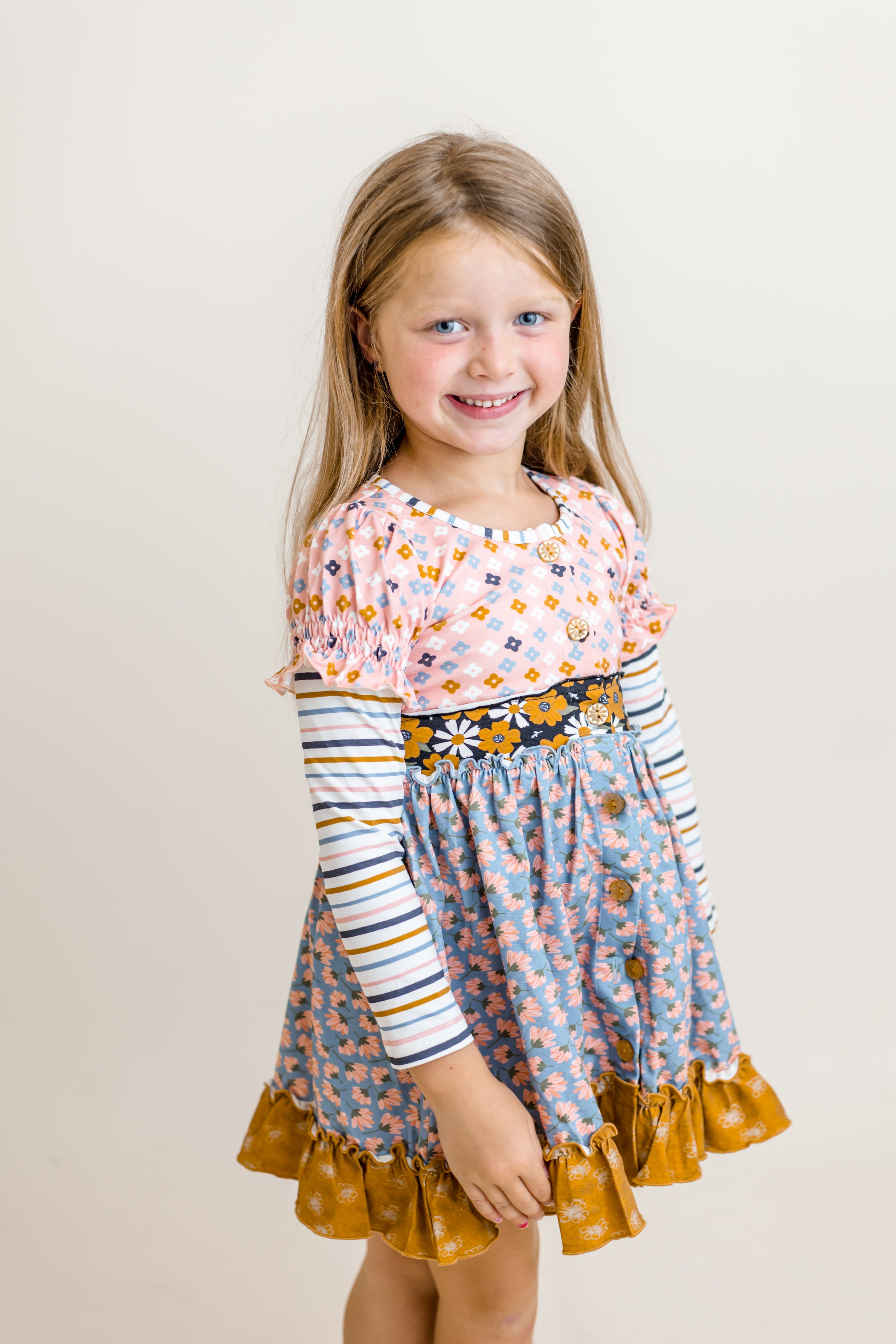 Whimsy Woods Button Dress