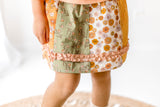 Floral Symphony Panel Skirt