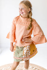 Floral Symphony Panel Skirt