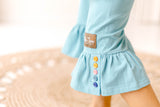 Lucy Blue Big Ruffles