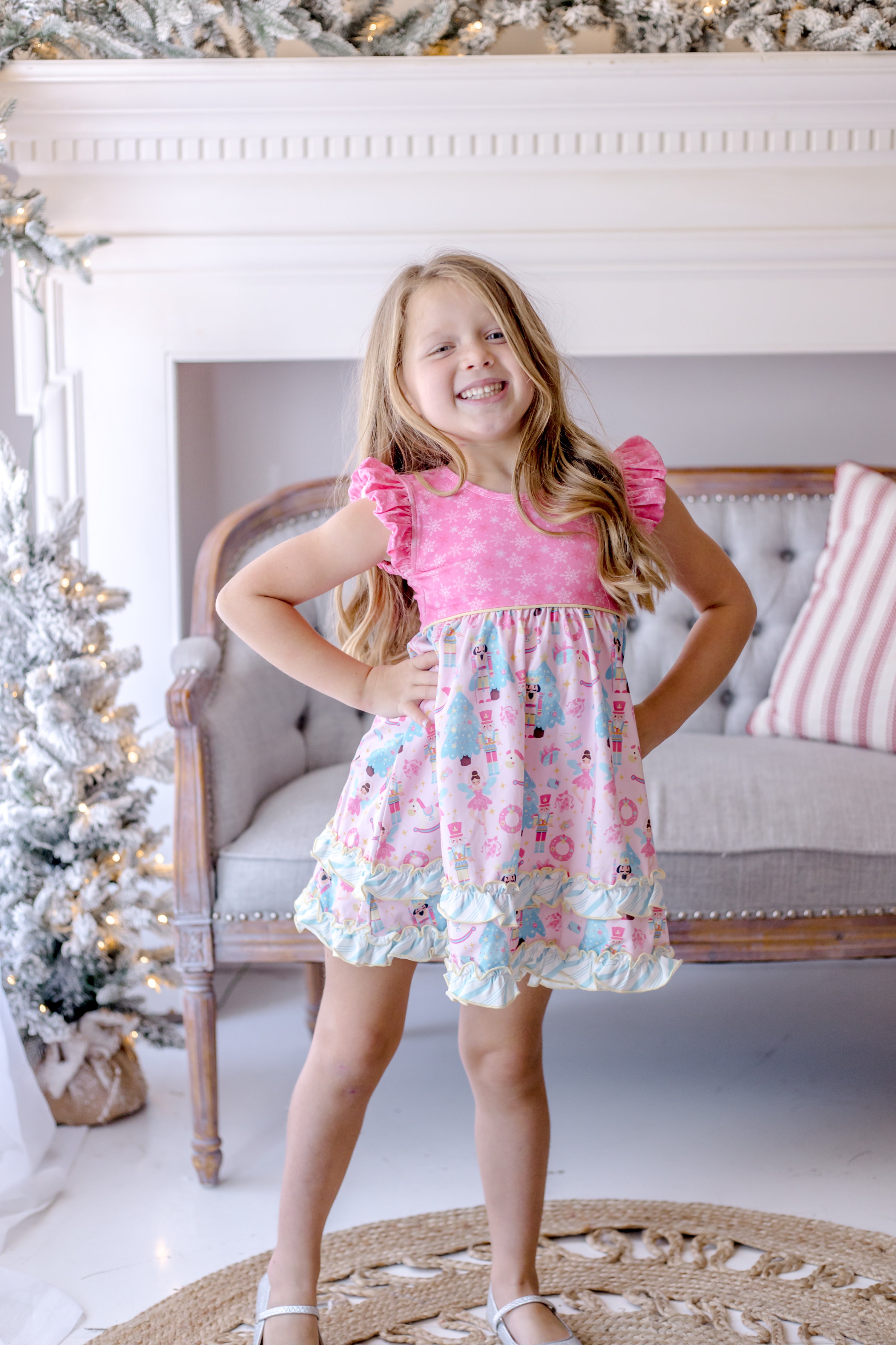 Matilda offers Jane Christmas nutcracker dress