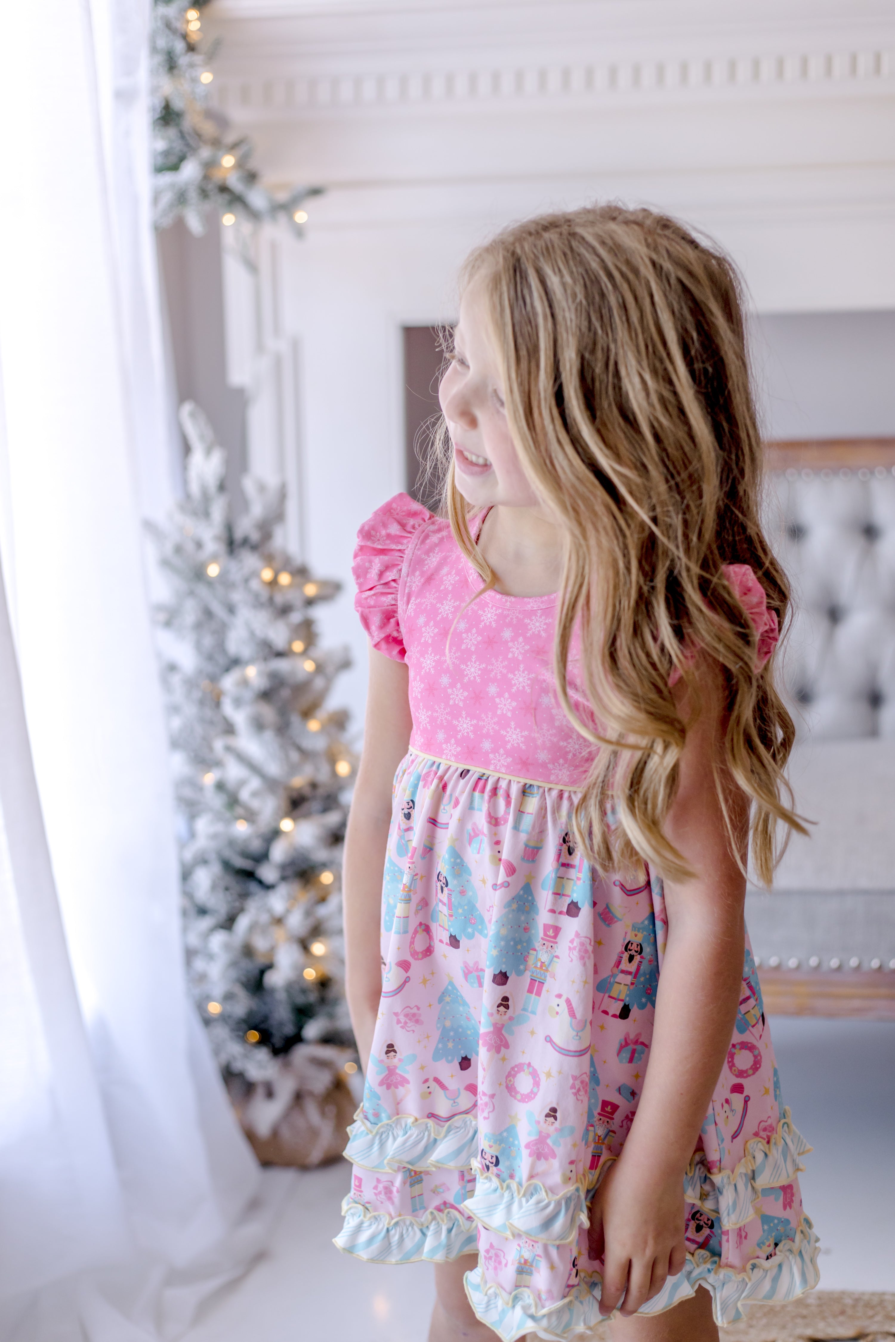 Nutcracker Dreamland Ruffle Dress (Pre-Order)