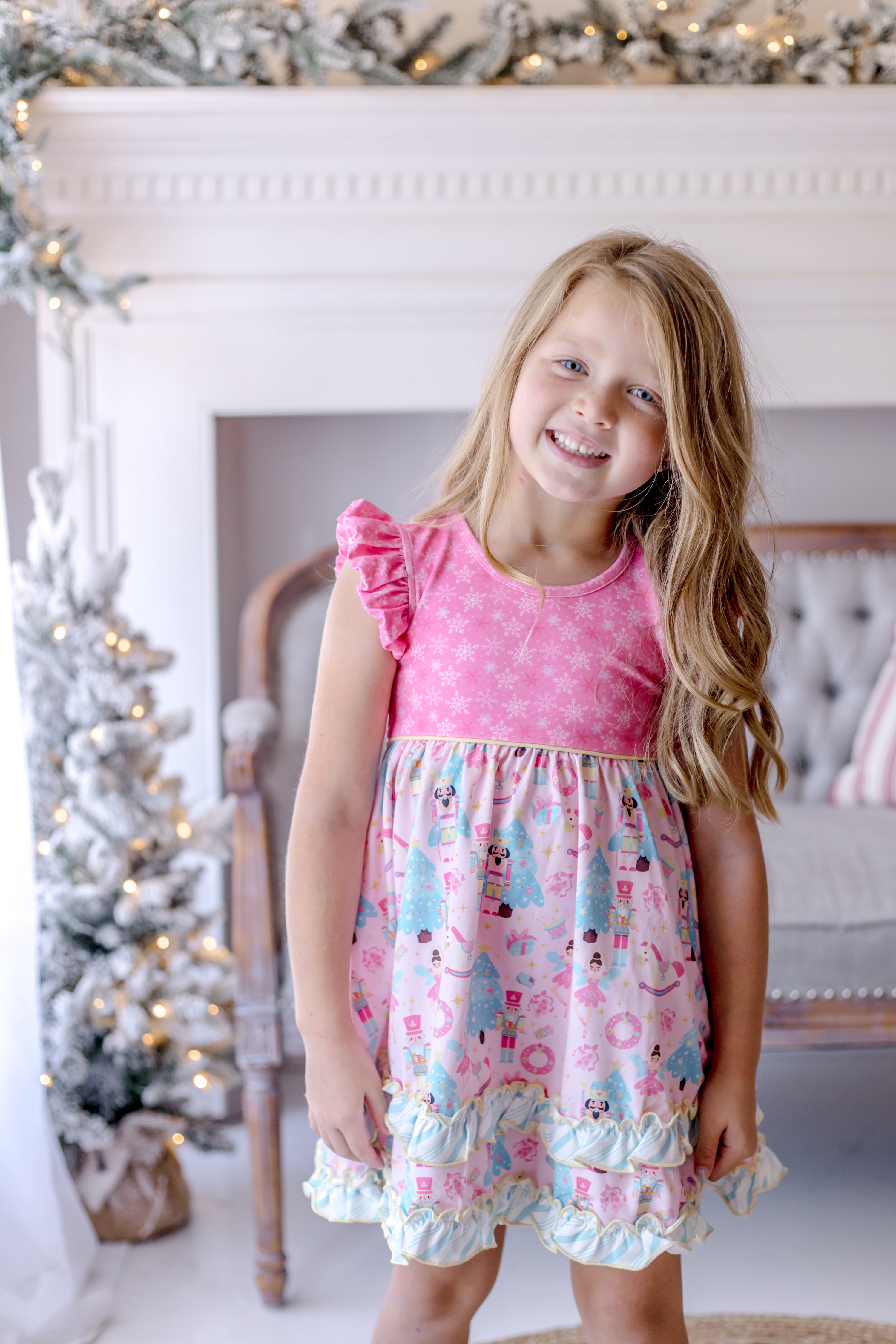 Nutcracker Dreamland Ruffle Dress