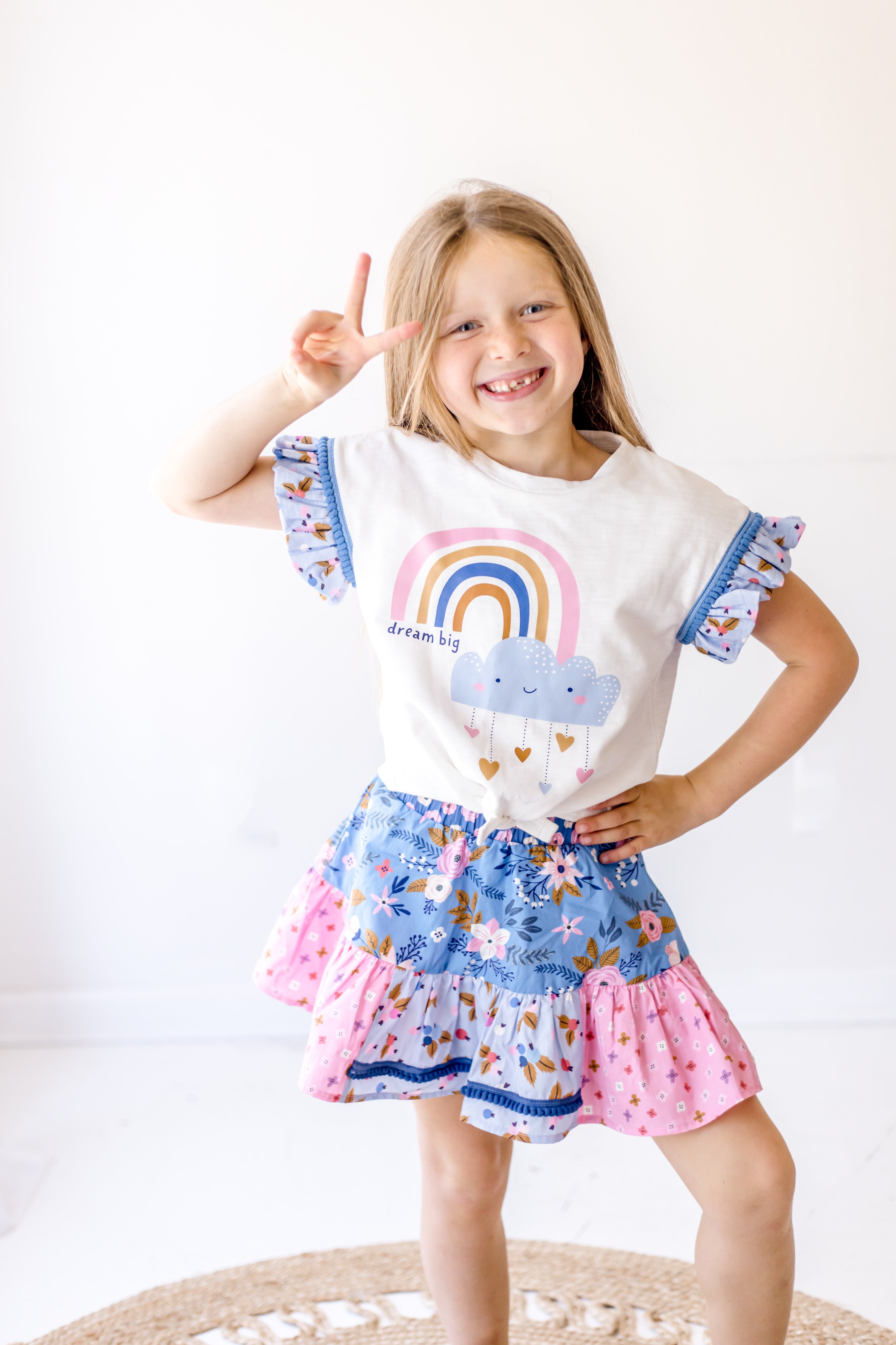 Dream Big Ruffle Tee (Pre-Order)