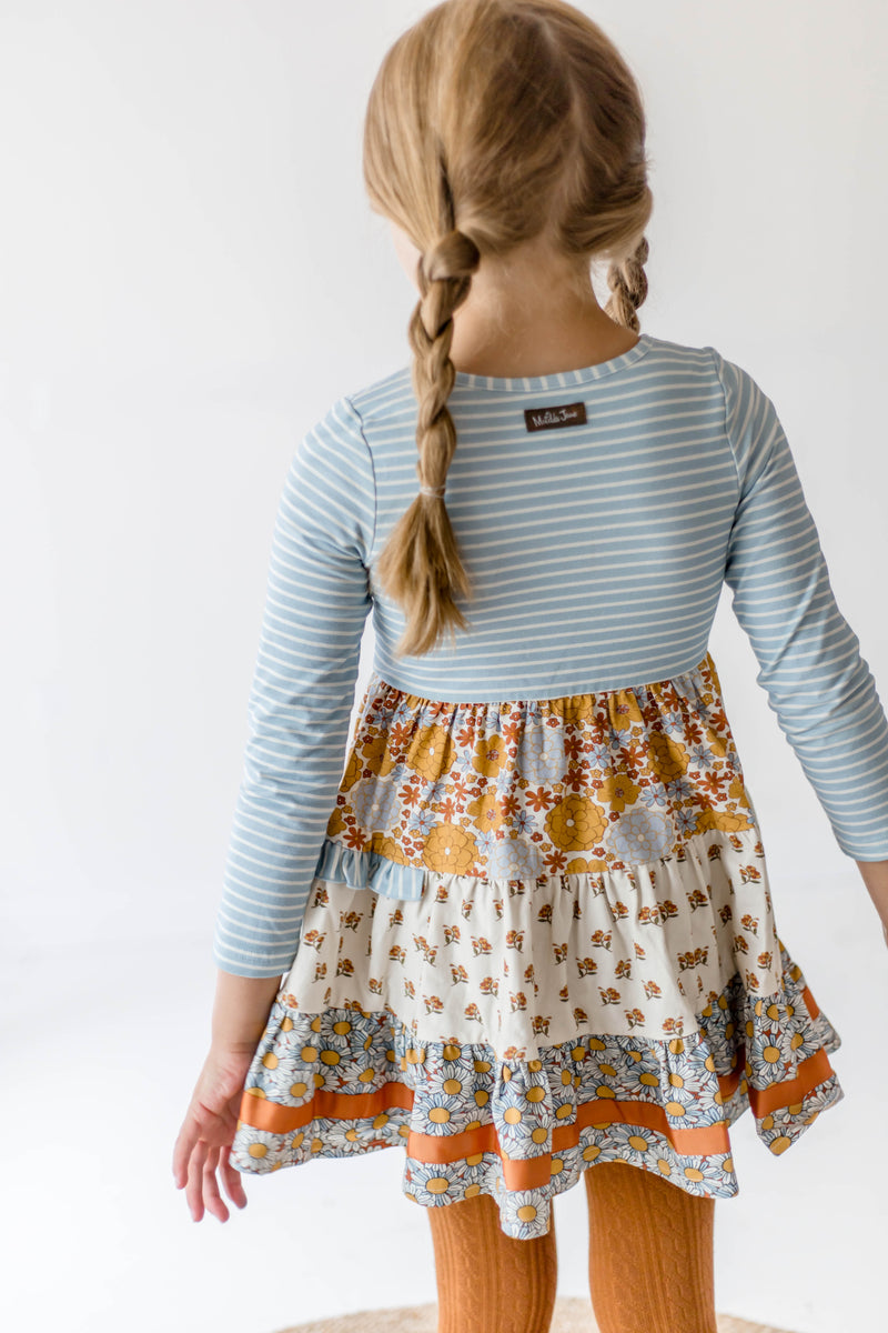 Garden Groovy Delights Panel Dress