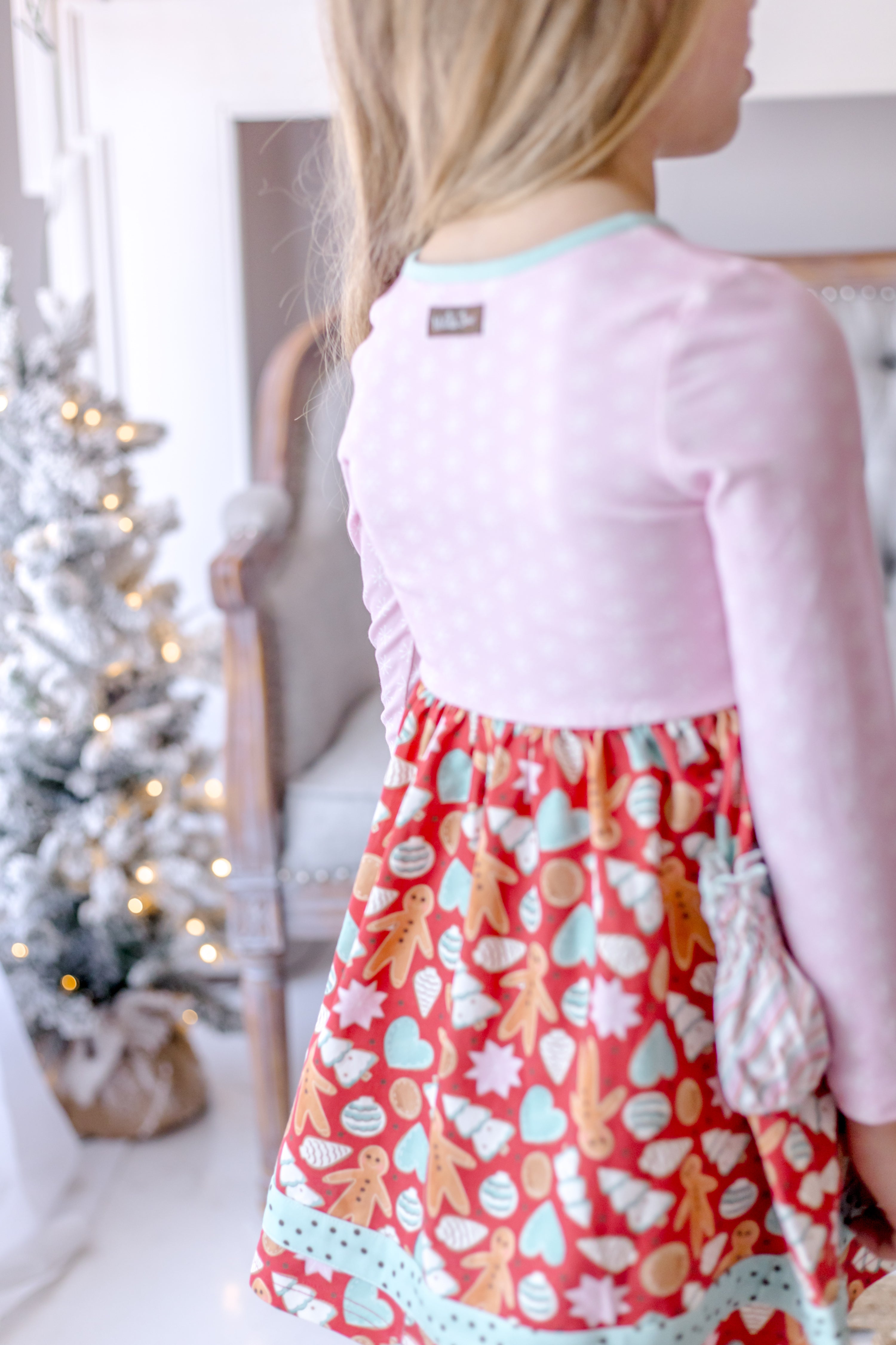 Merry Gingerbread Moments Button Dress (Pre-Order)