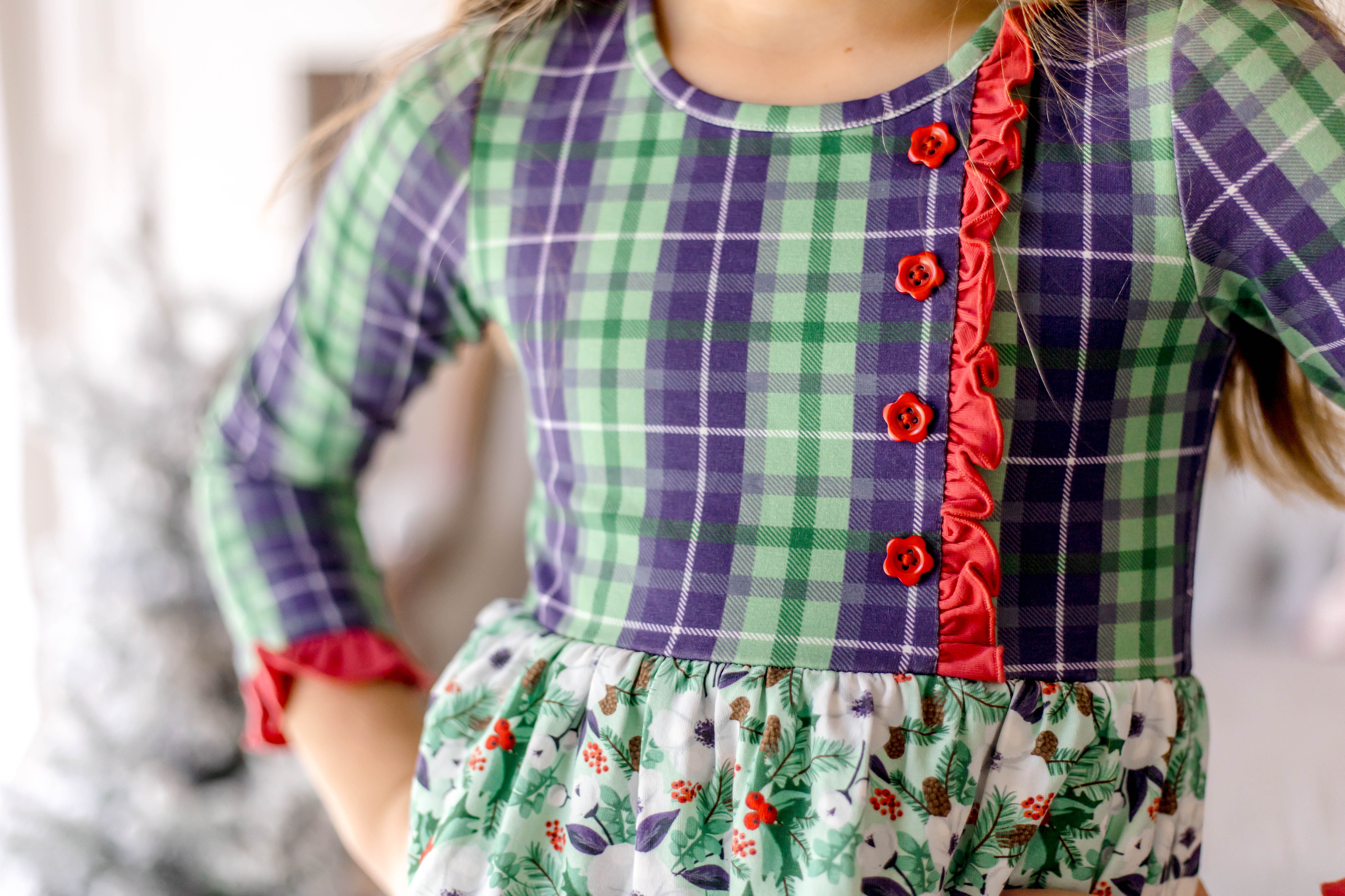 Festive Little Wonders Panel Dress