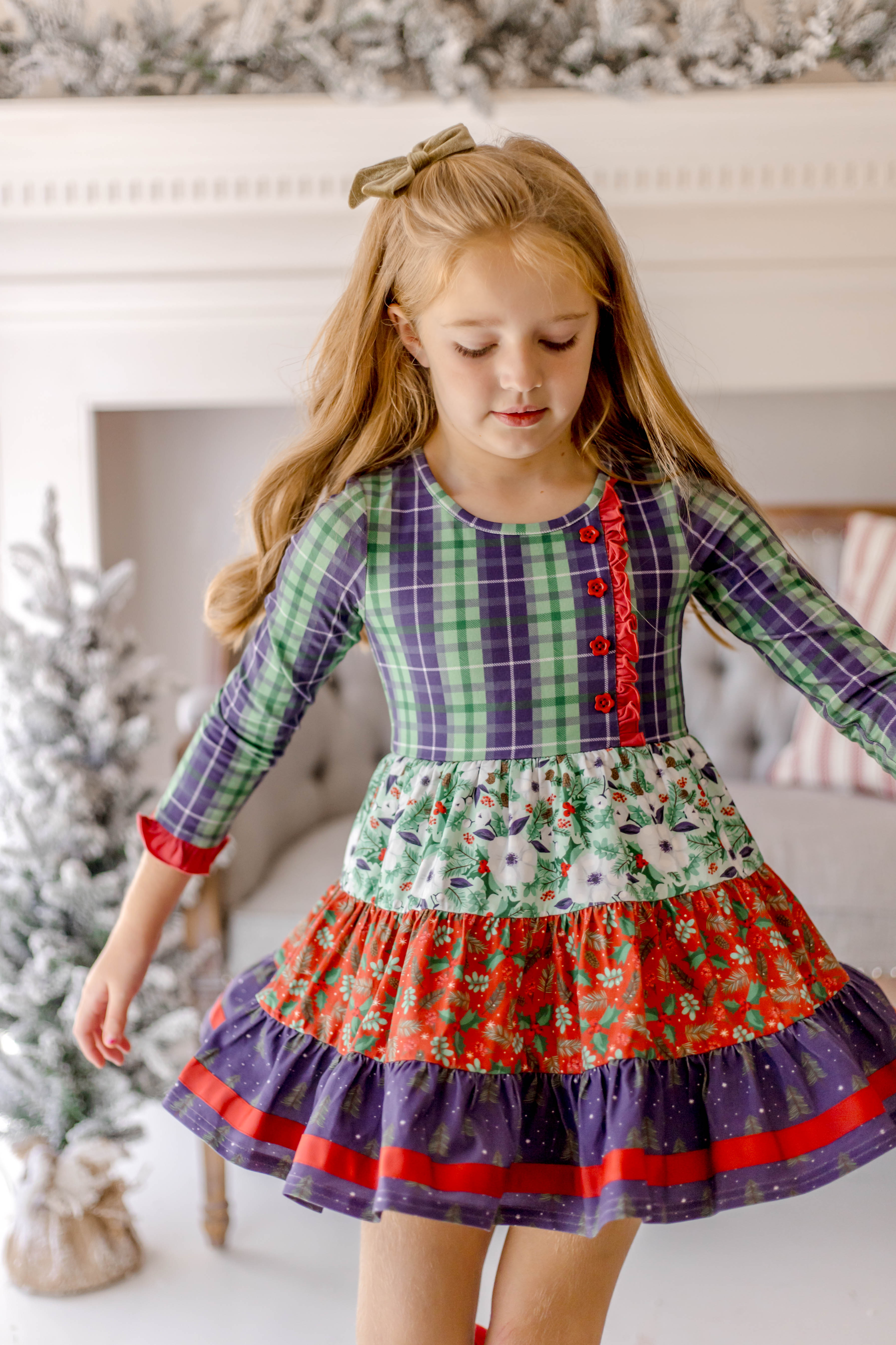 Festive Little Wonders Panel Dress