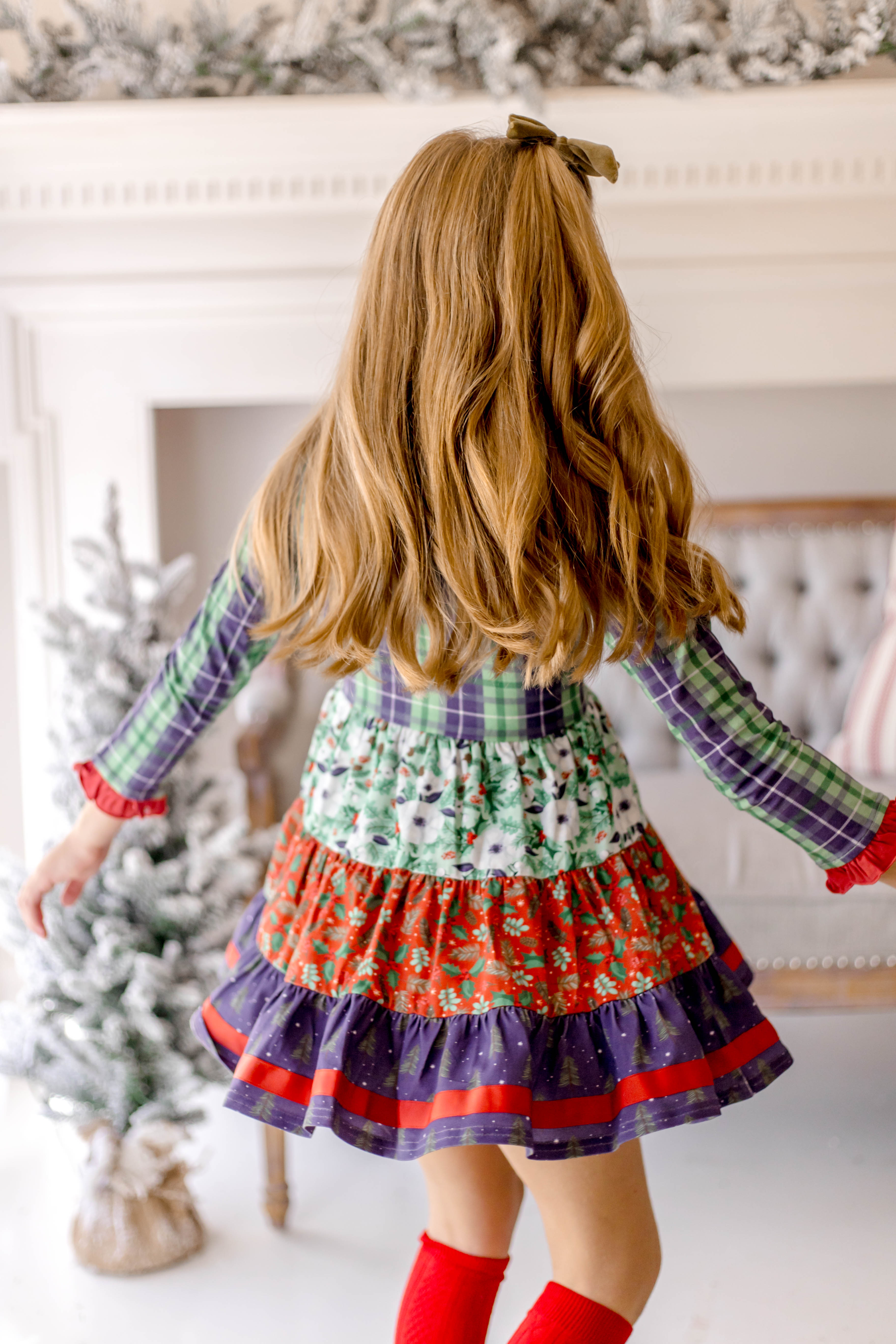 Festive Little Wonders Panel Dress