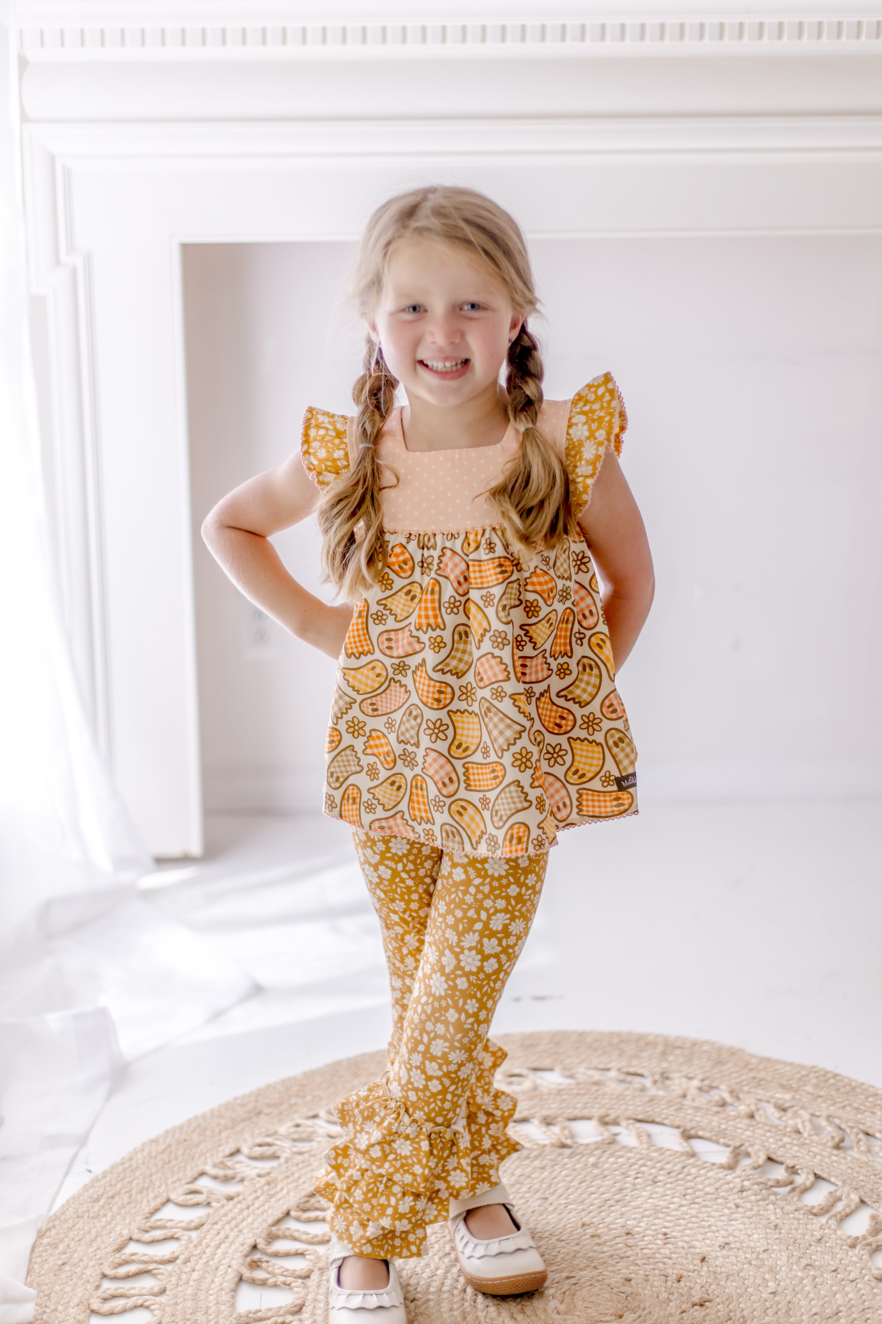 Golden Petal Leggings