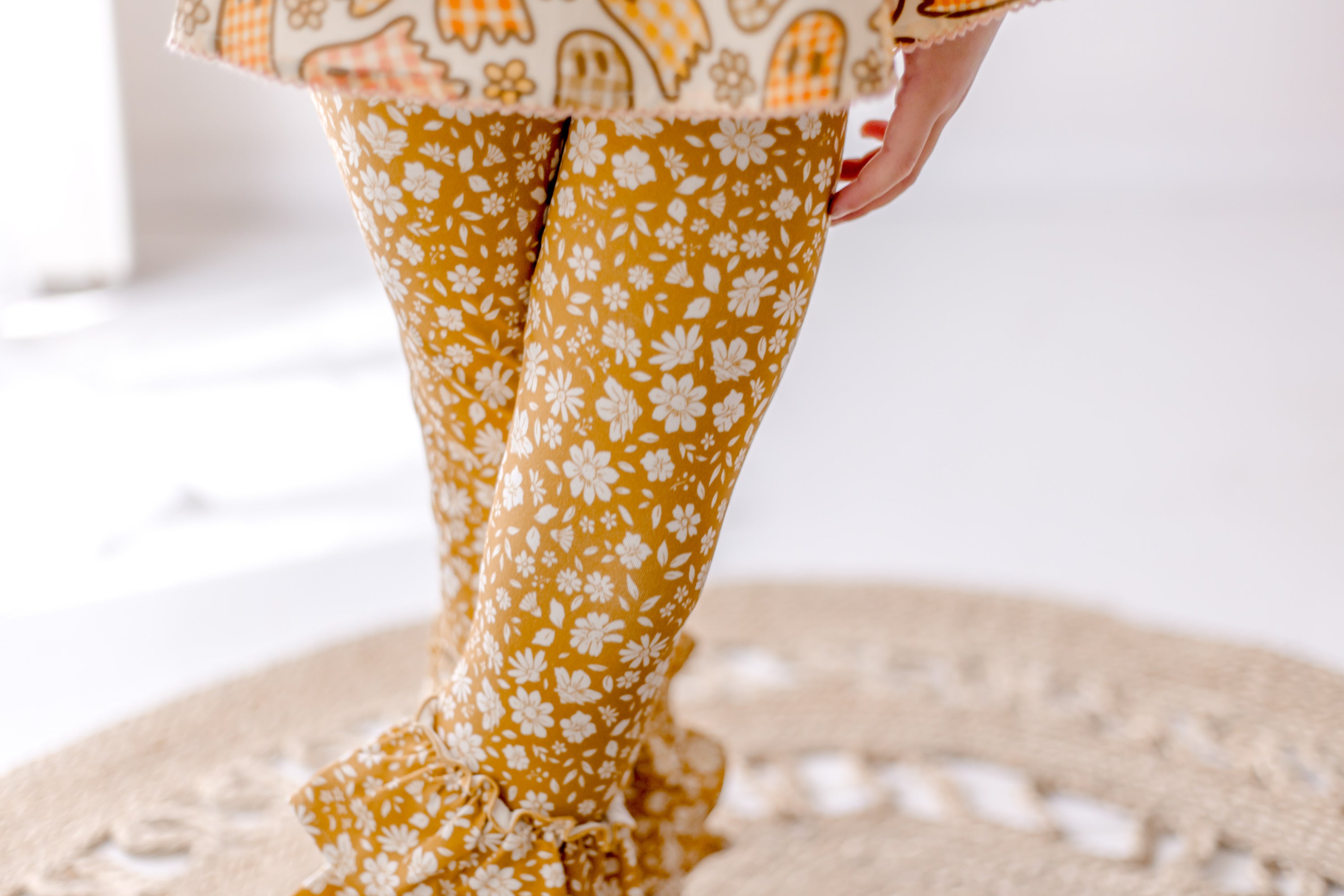 Golden Petal Leggings