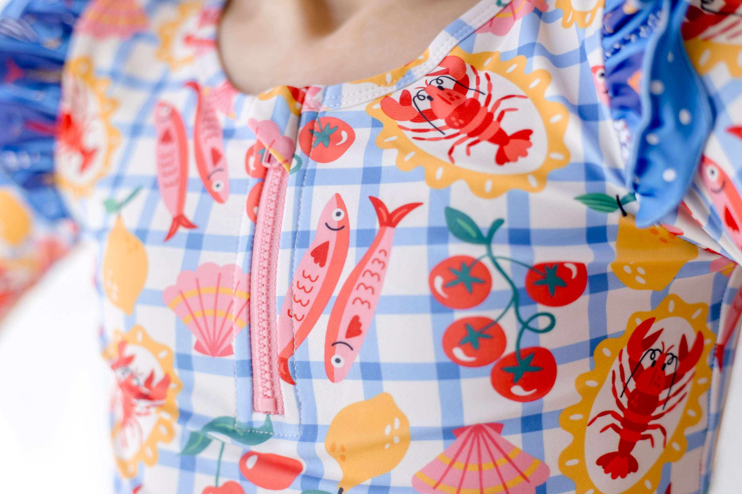 Rash Guard Swimsuit - Long Sleeve | Cherry Coast (Pre-Order)