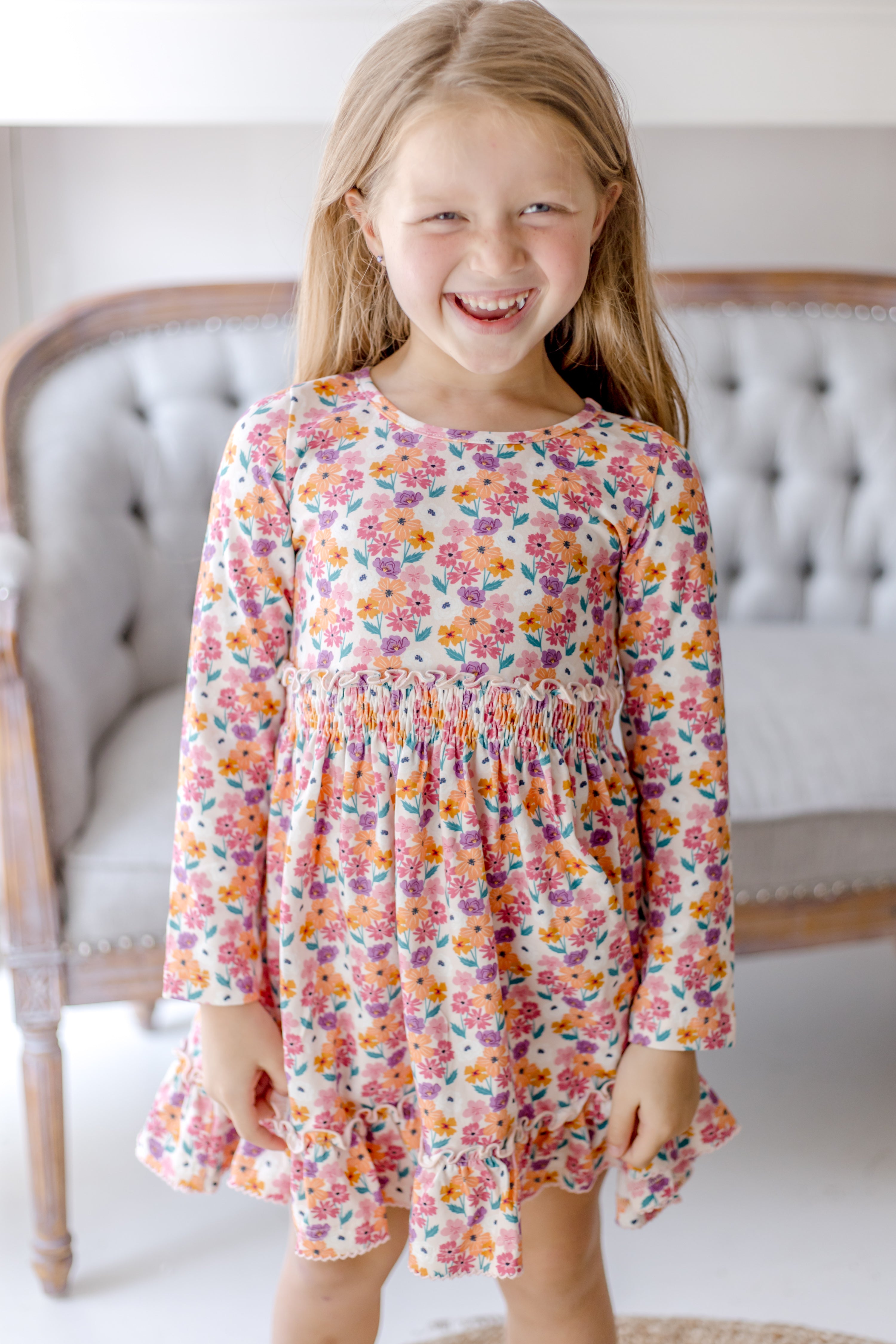 Matilda Jane store Girls Fall Flutter Lap Dress