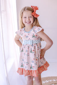 Some Bunny Loves You Bow Dress