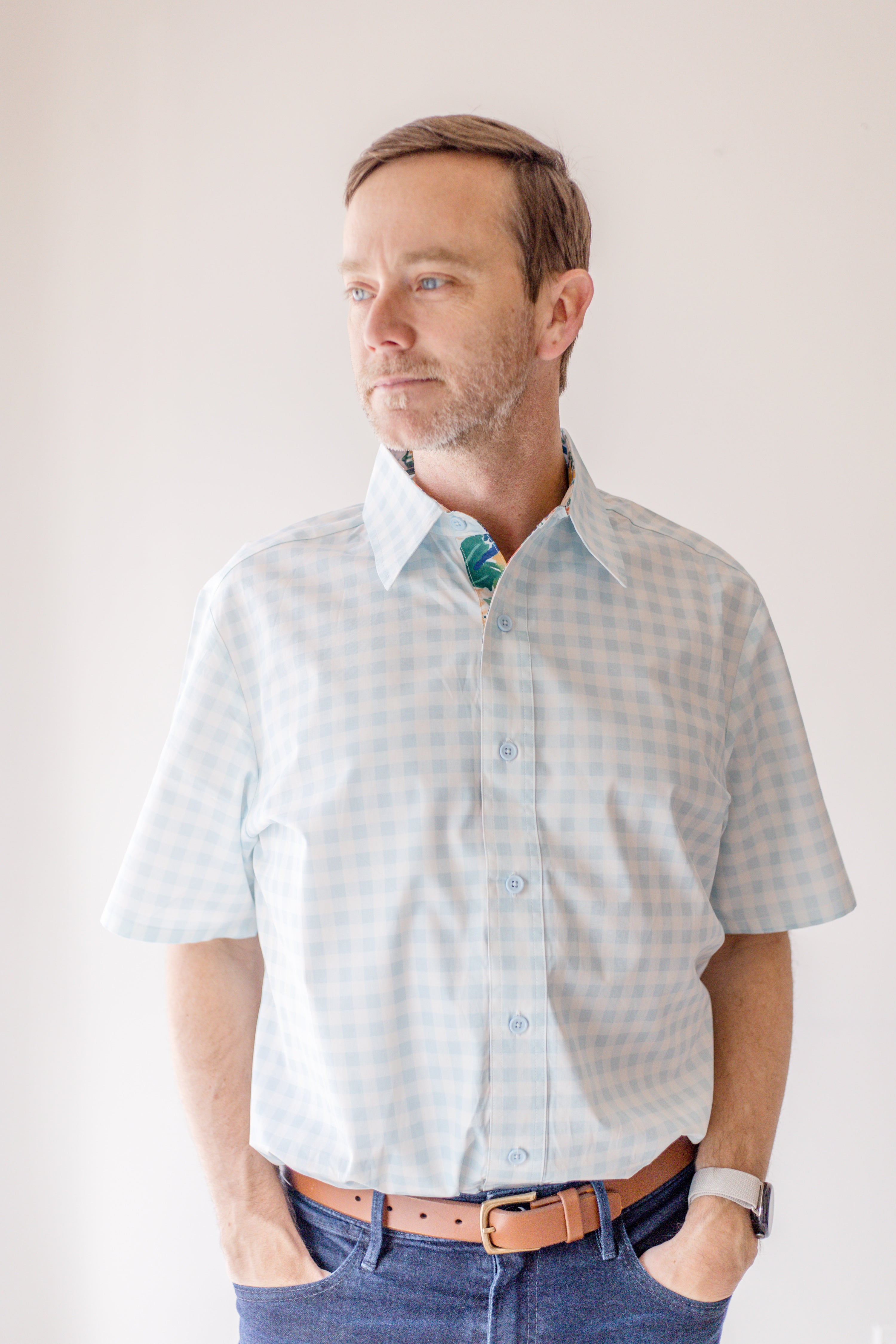 Men's Button Up Shirt | Gingham Grove (Pre-Order)