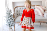 Snow Much Fun Velvet Dress