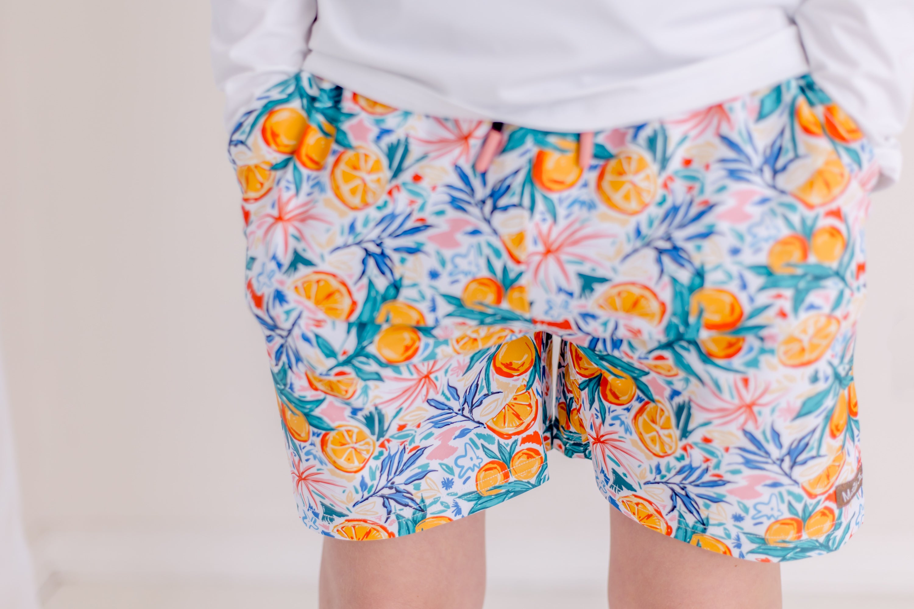 Squeeze The Day Boy's Swim Trunks (Pre-Order)