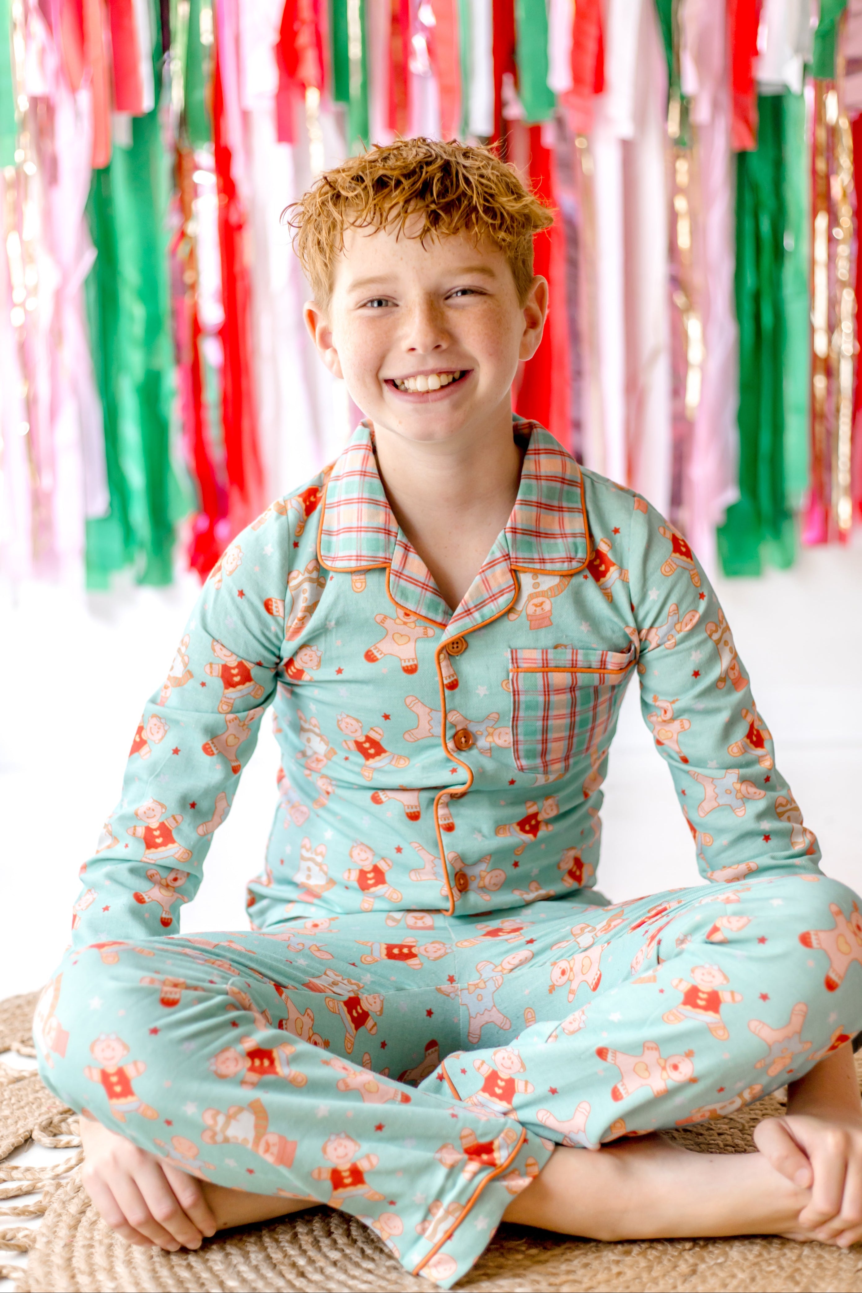 Boy's Not So Cookie Cutter Flannel Lounge Set (Pre-Order)