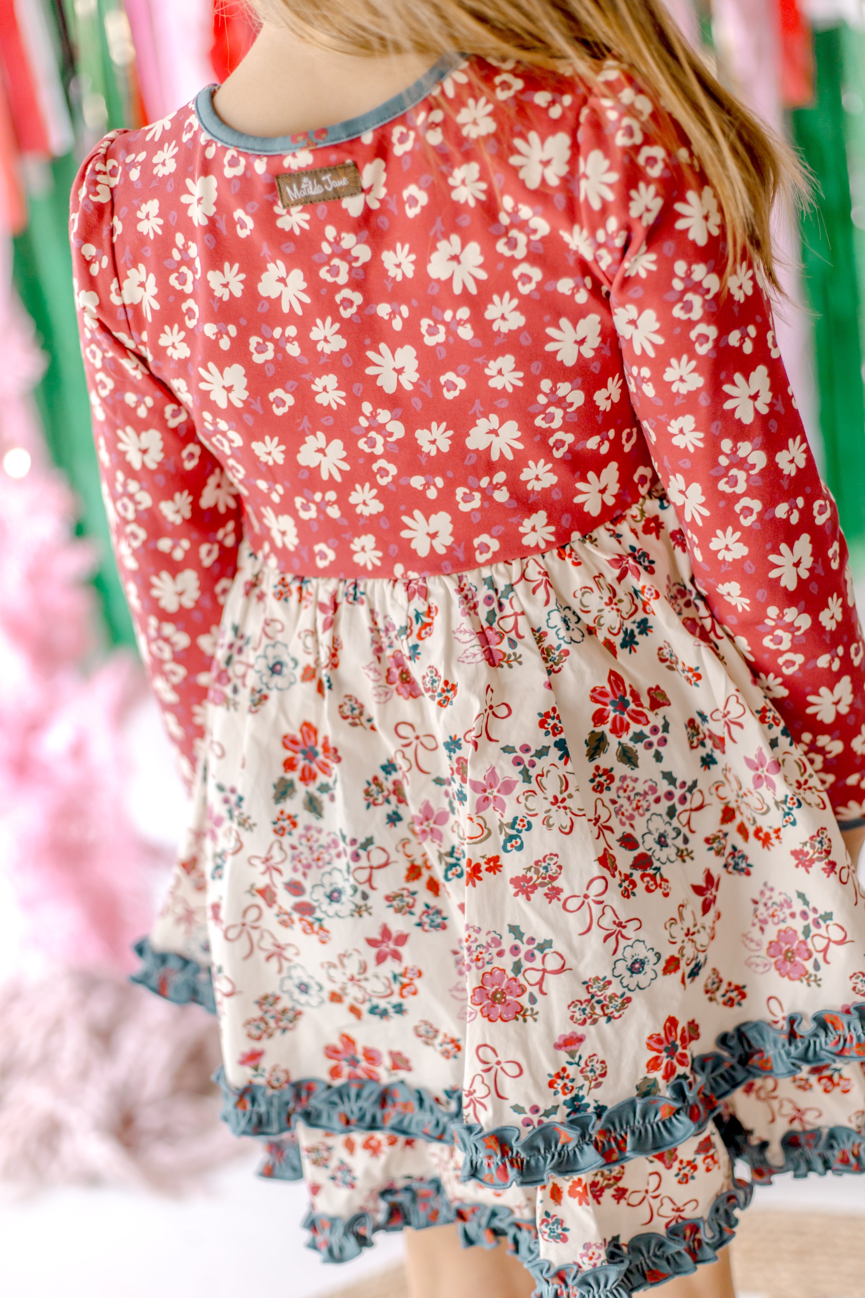 Tinselberry Lane Ruffle Dress (Pre-Order)