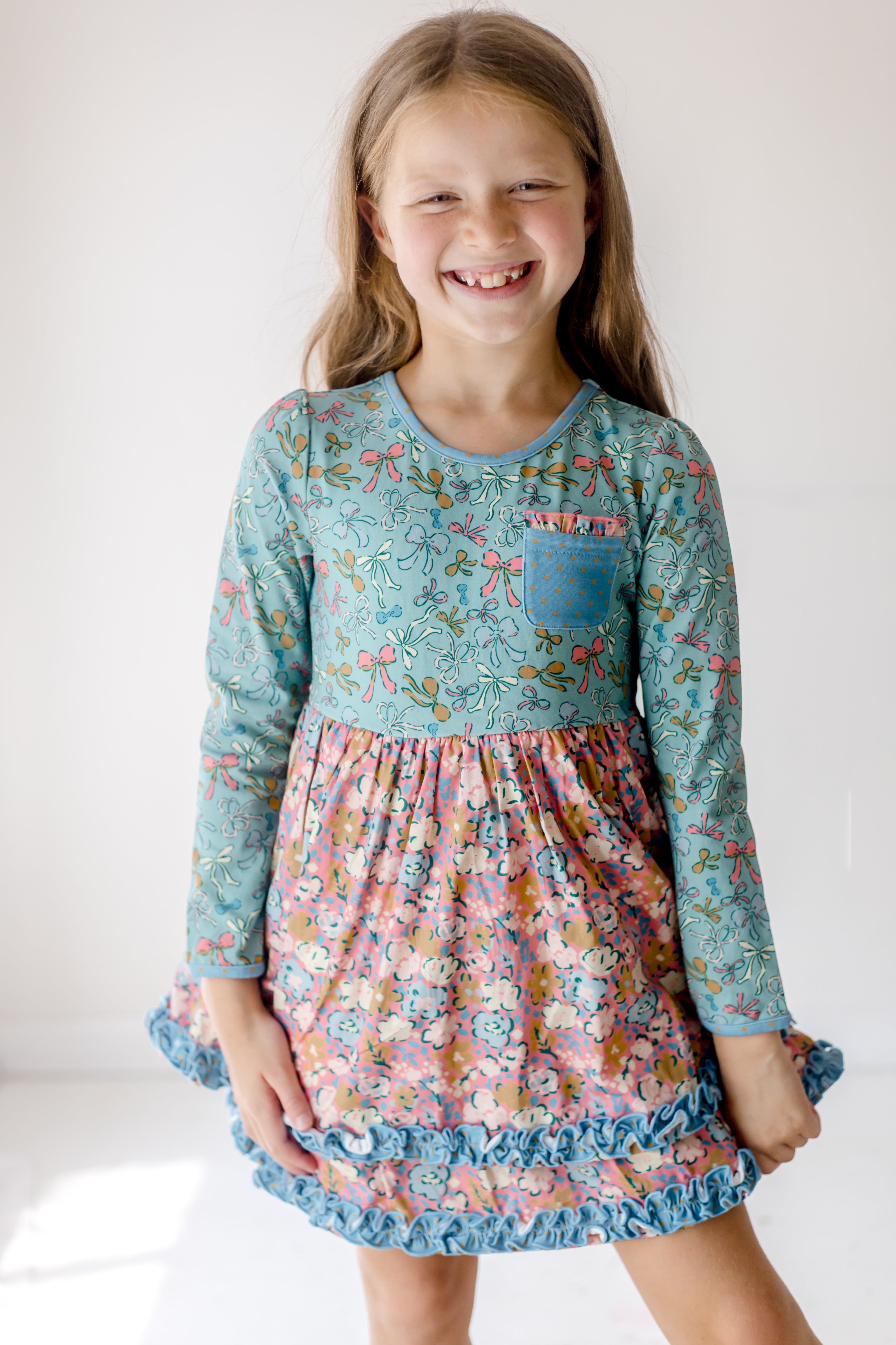 Rosie Posie Ruffle Dress (Pre-Order)