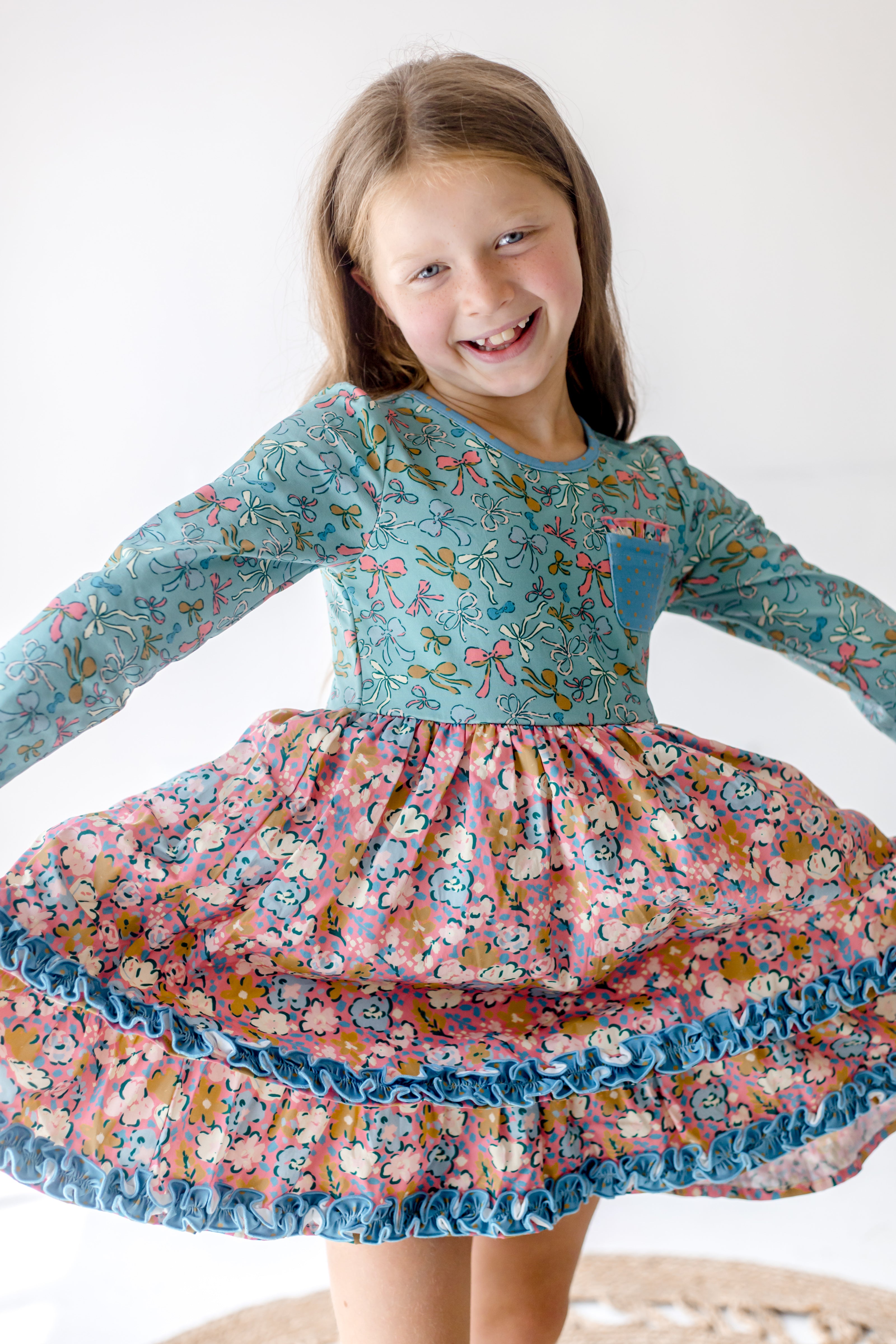 Rosie Posie Ruffle Dress (Pre-Order)