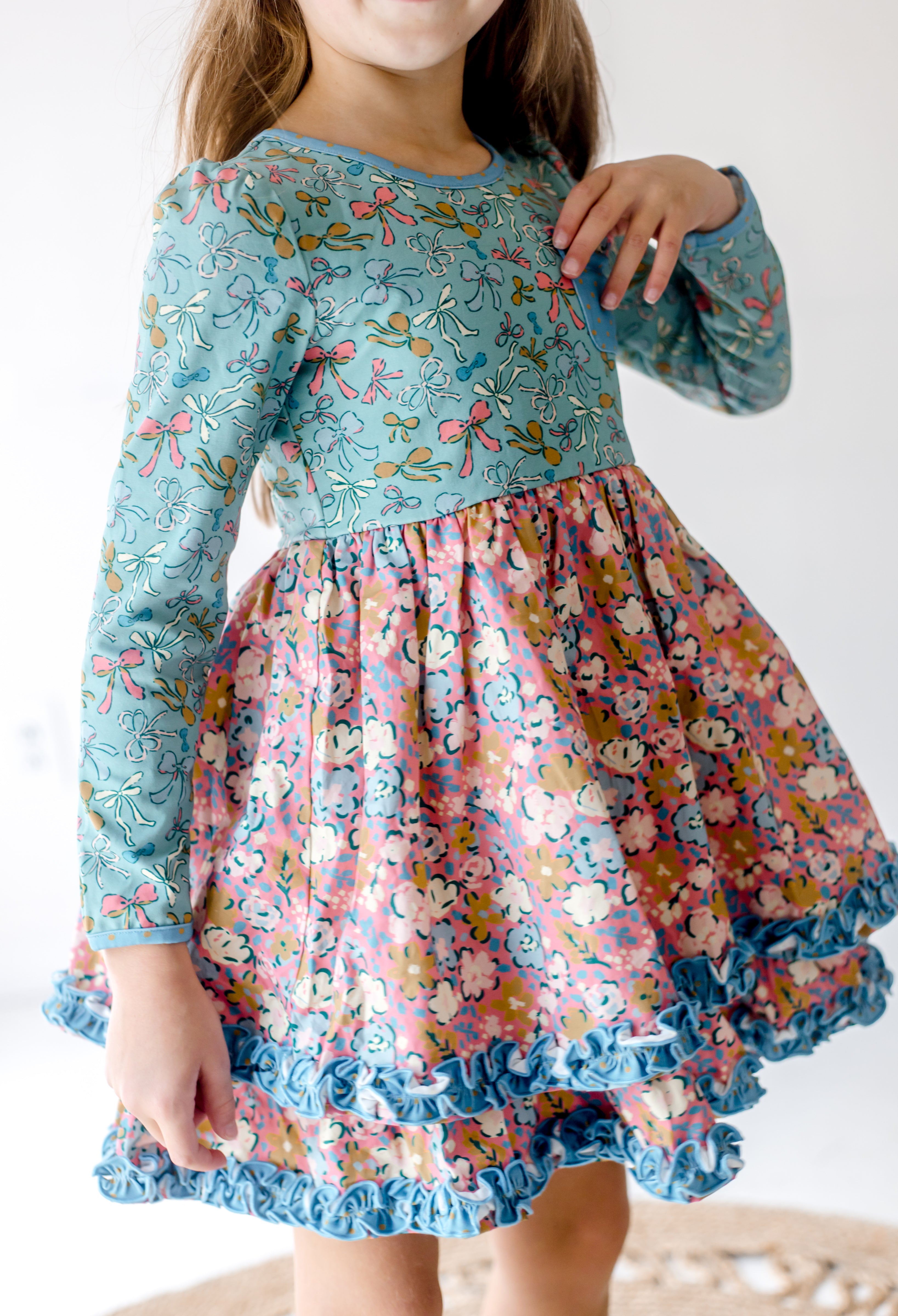 Rosie Posie Ruffle Dress (Pre-Order)