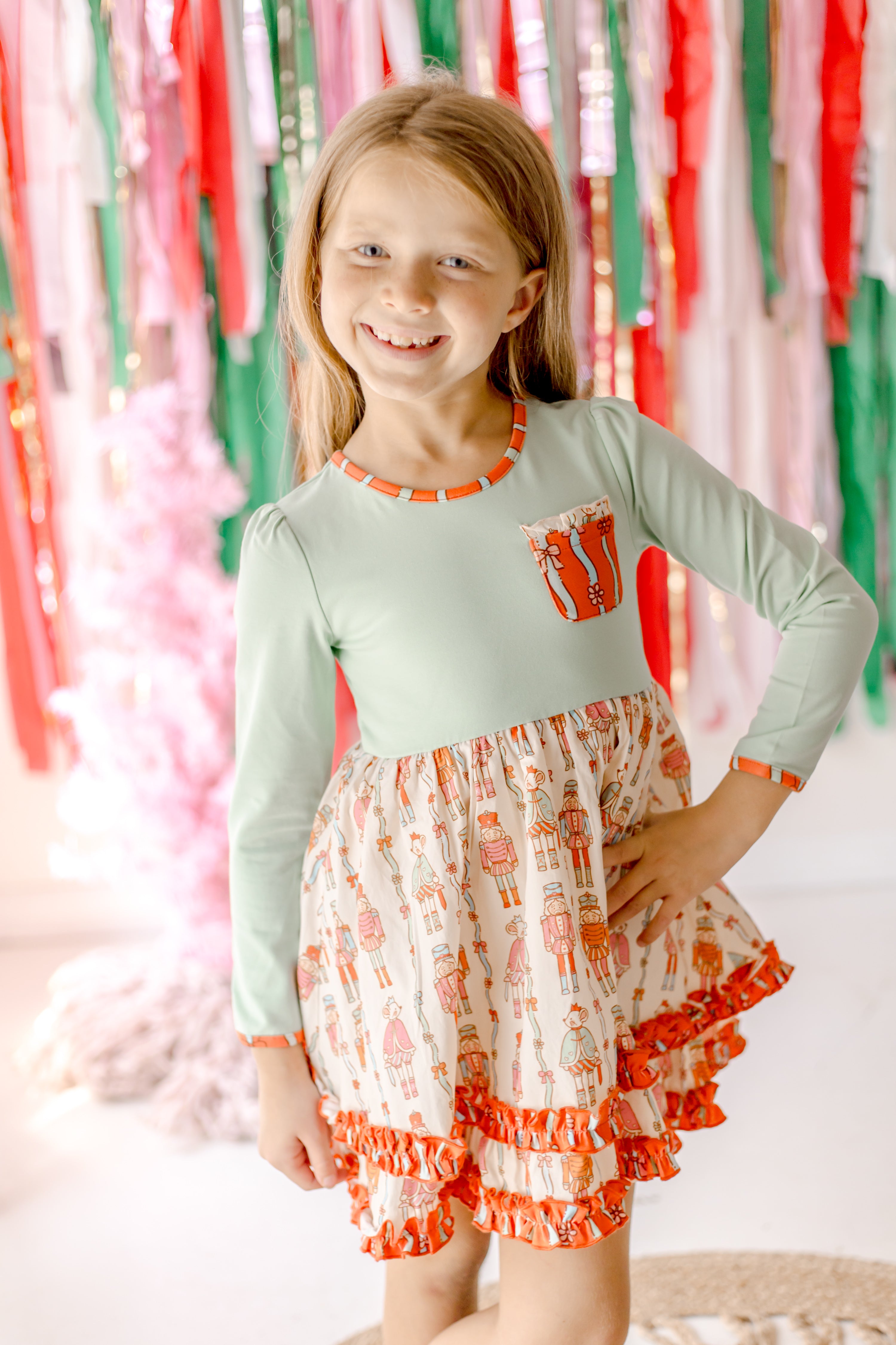 Nutcracker Brigade Ruffle Dress (Pre-Order)
