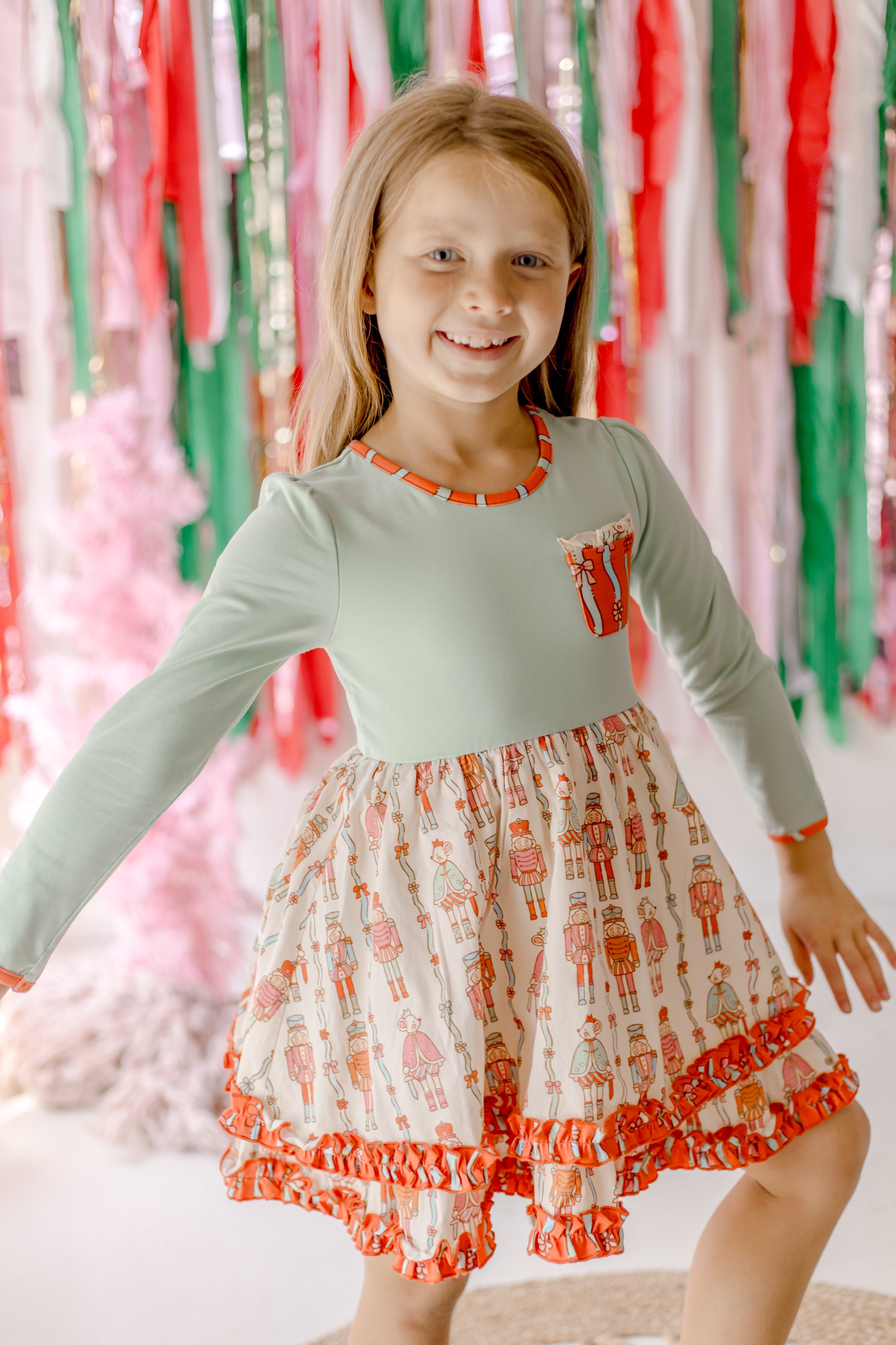 Nutcracker Brigade Ruffle Dress (Pre-Order)