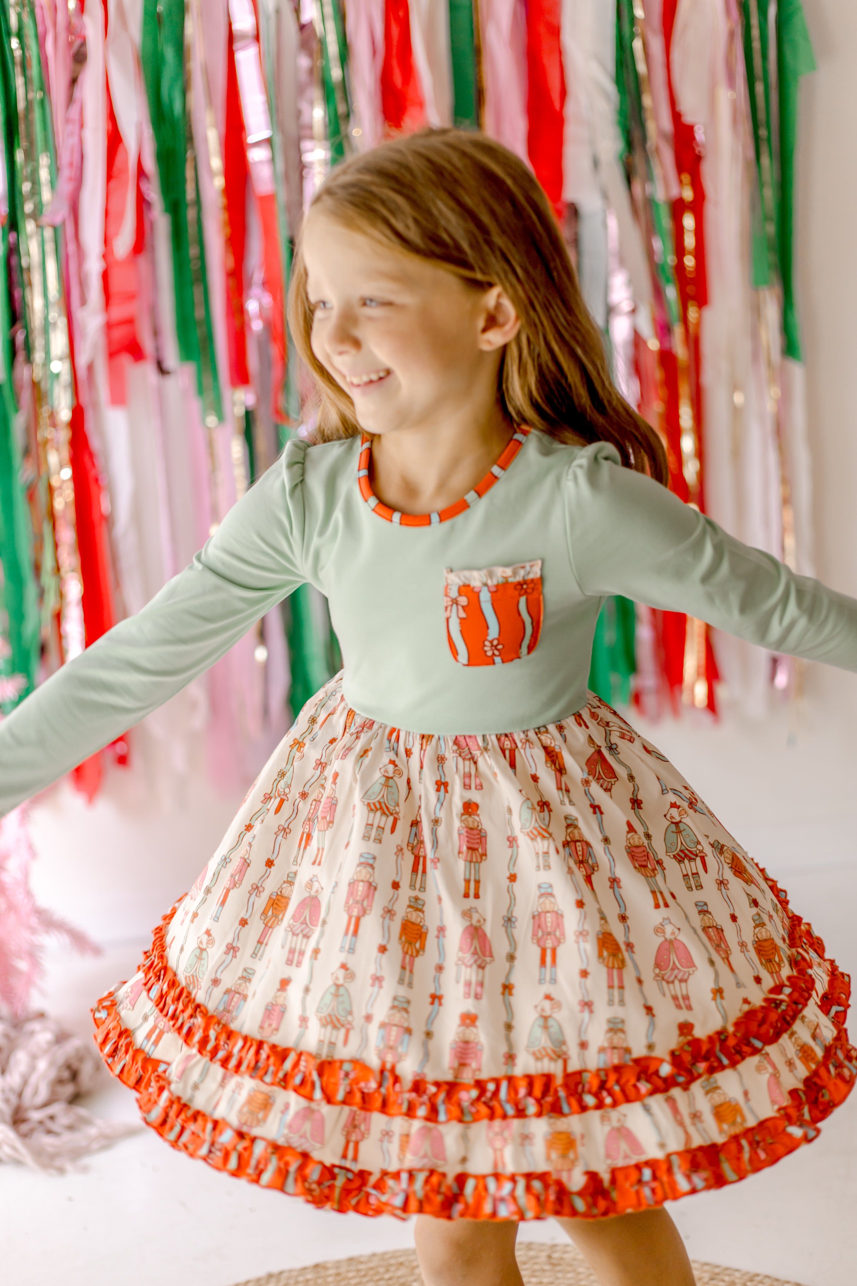 Nutcracker Brigade Ruffle Dress (Pre-Order)