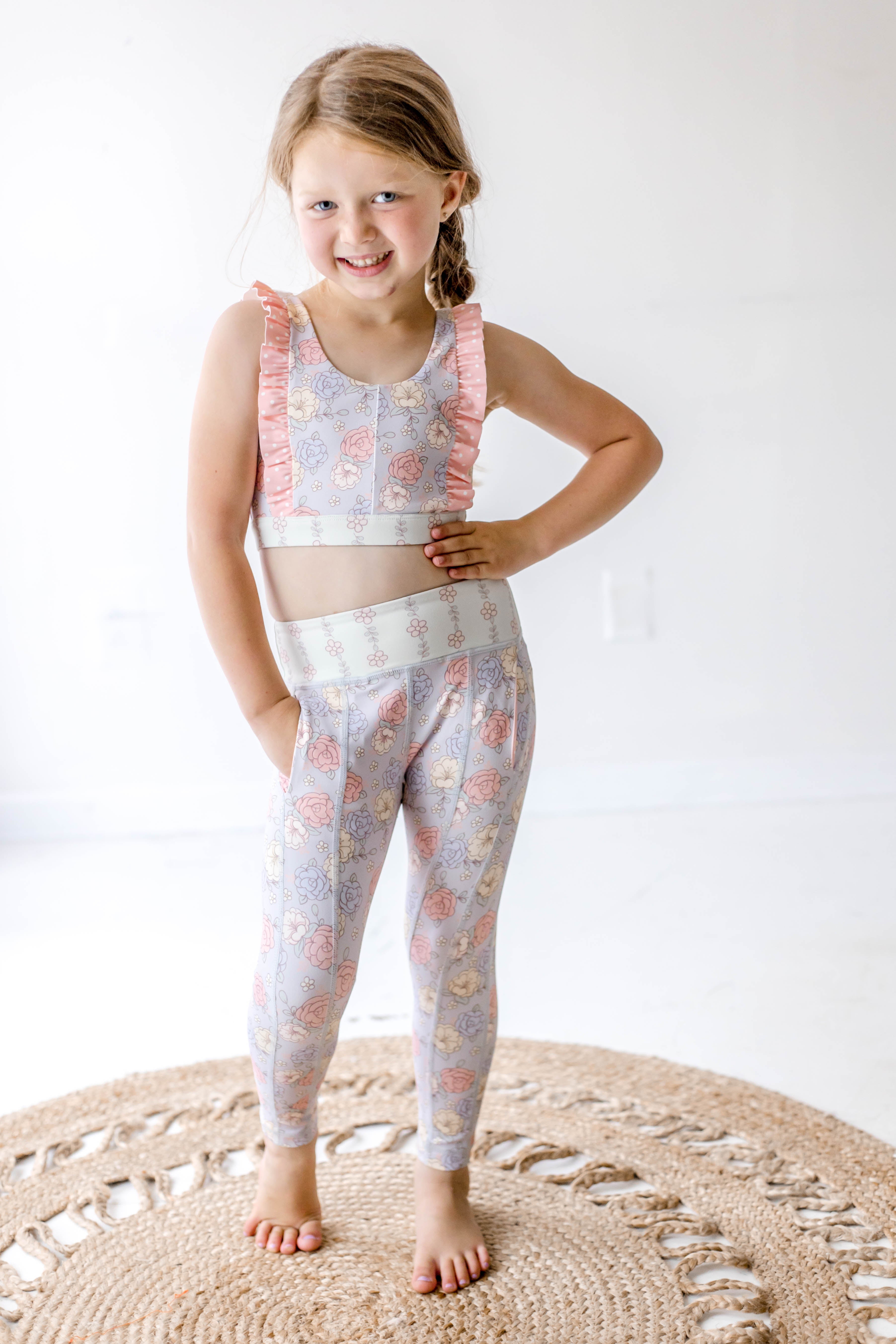 Petal Parade Active Leggings (Runs Small)