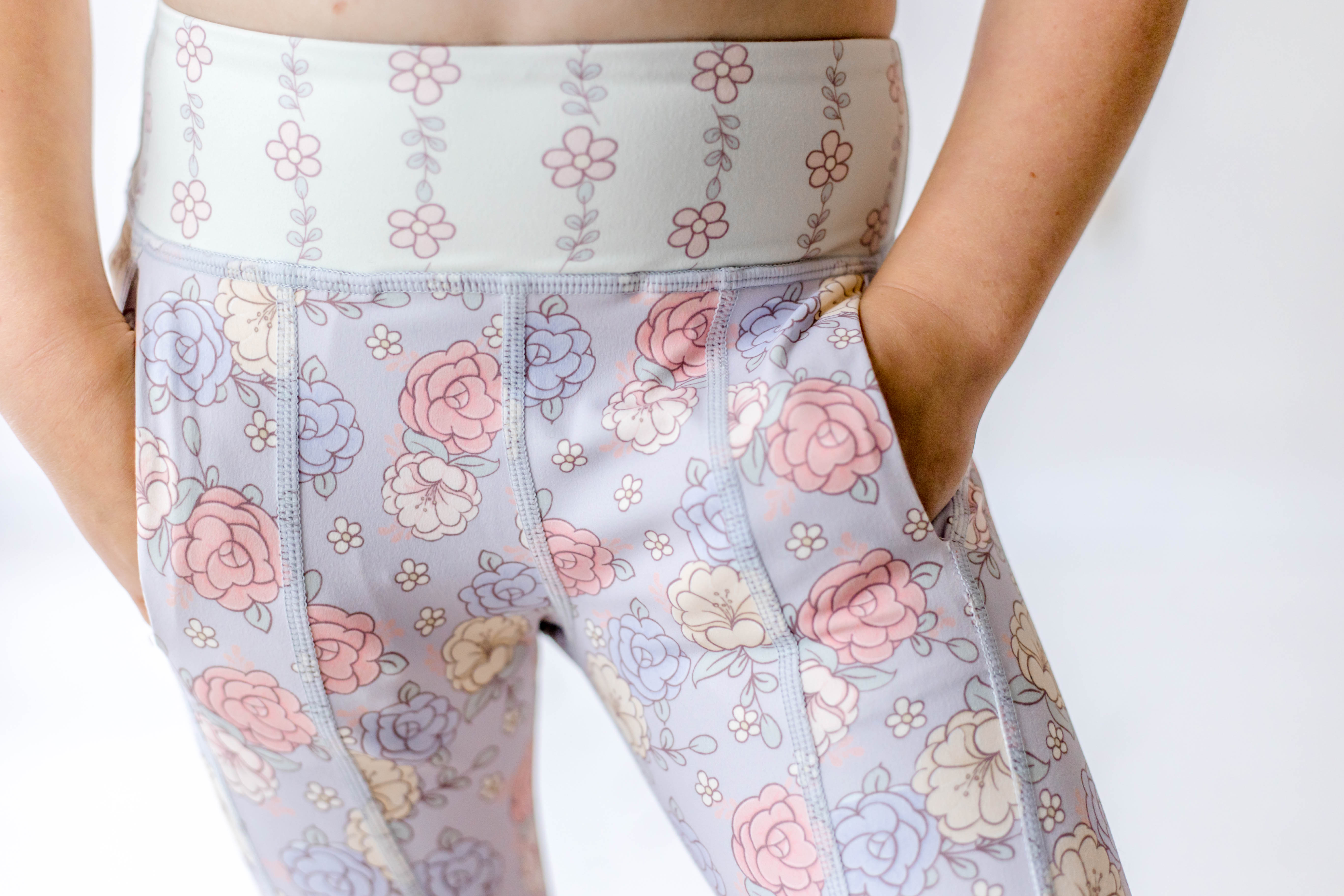 Petal Parade Active Leggings (Runs Small)