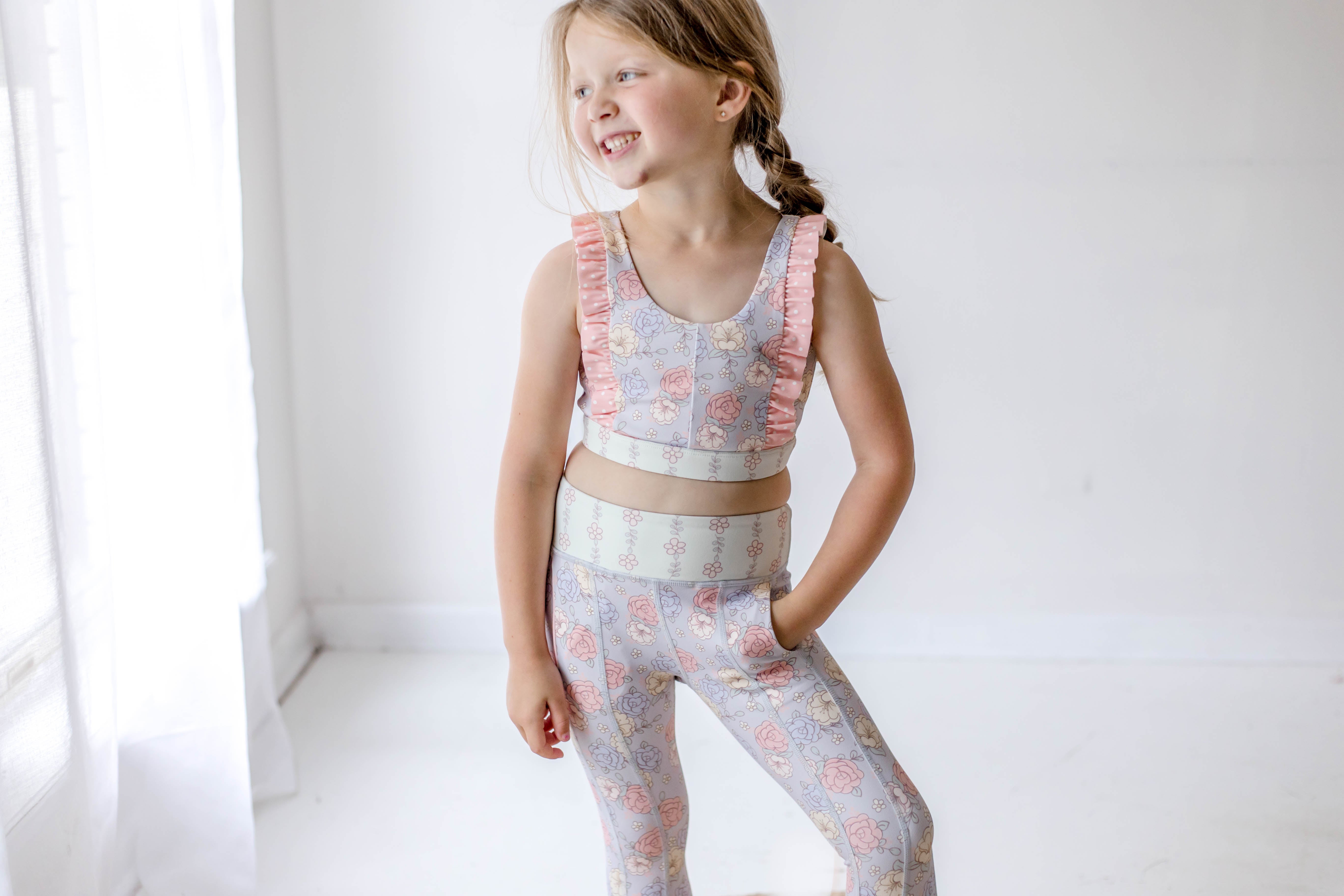 Petal Parade Active Leggings (Runs Small)