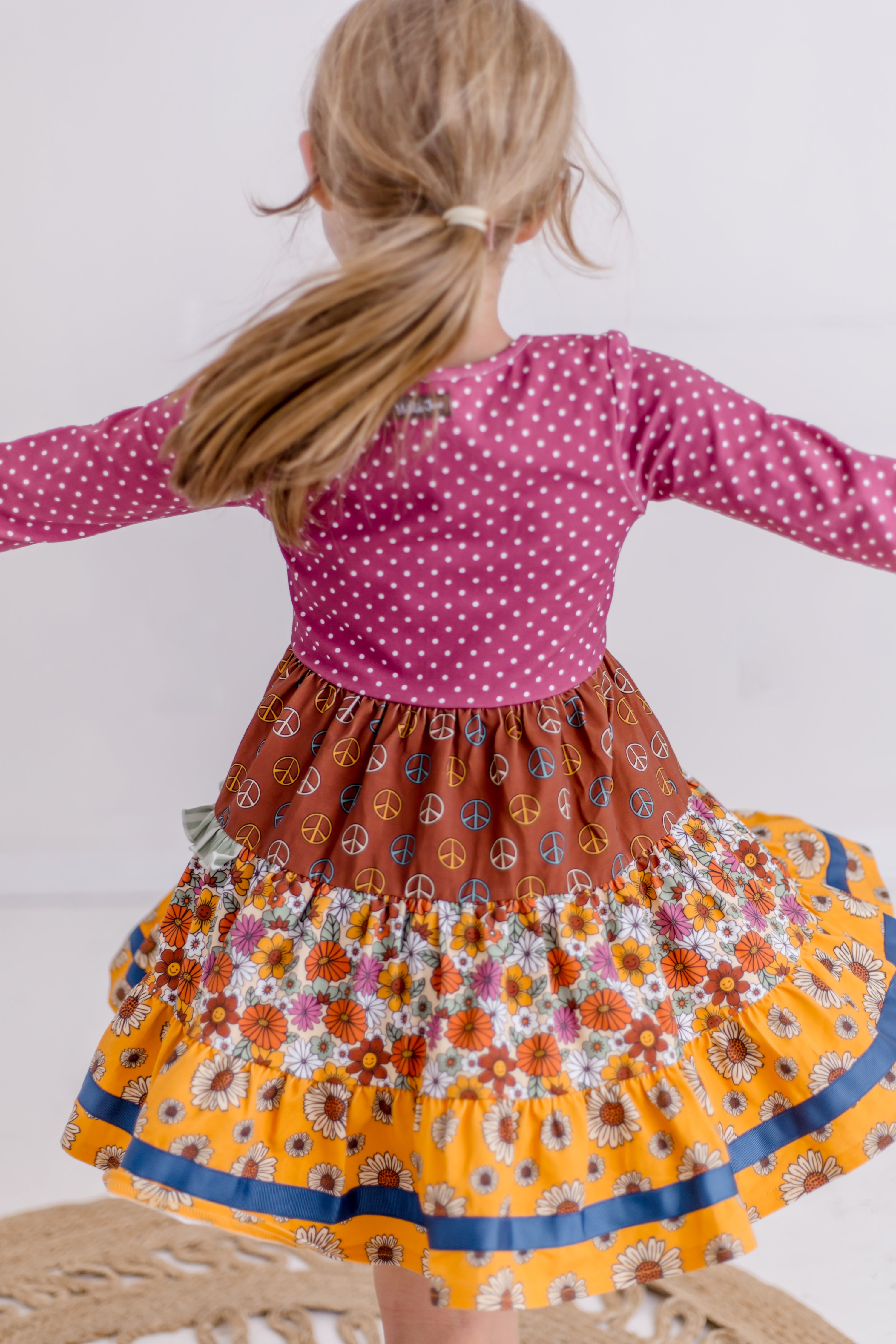 Peace Love & Paisley Tier Dress