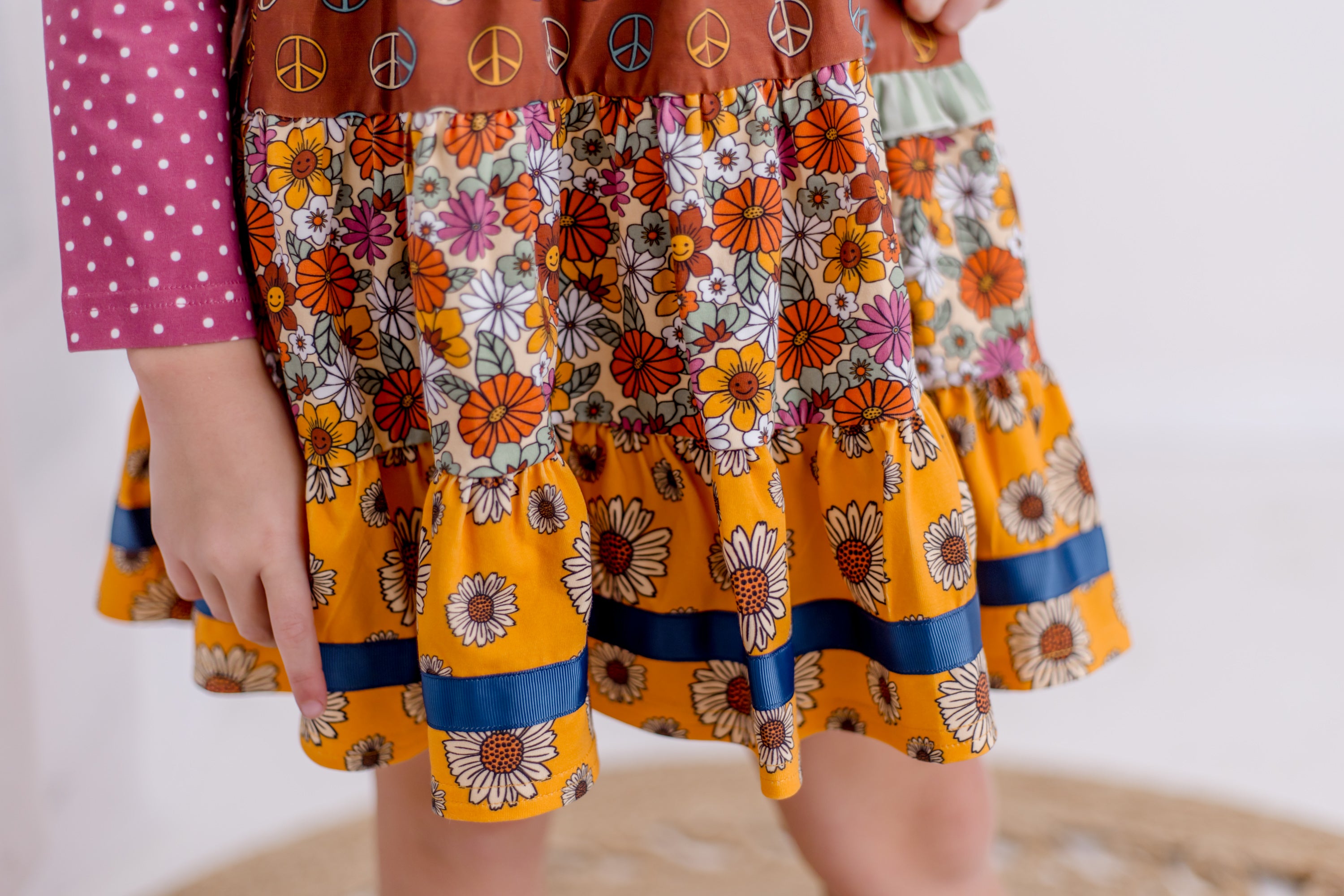 Peace Love & Paisley Tier Dress