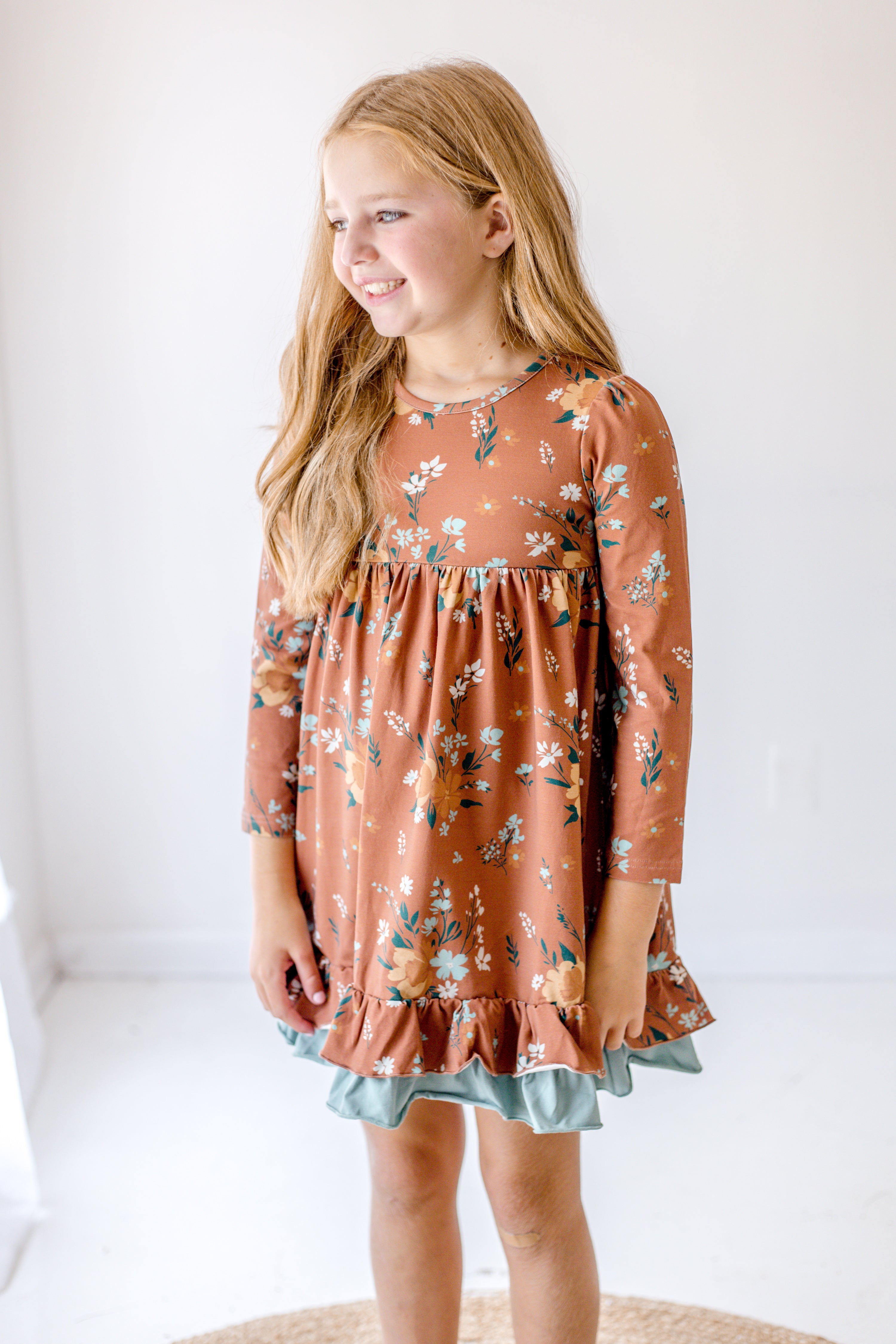 Matilda Jane Platinum Flicka ruffled Ellie Dress 6 sale