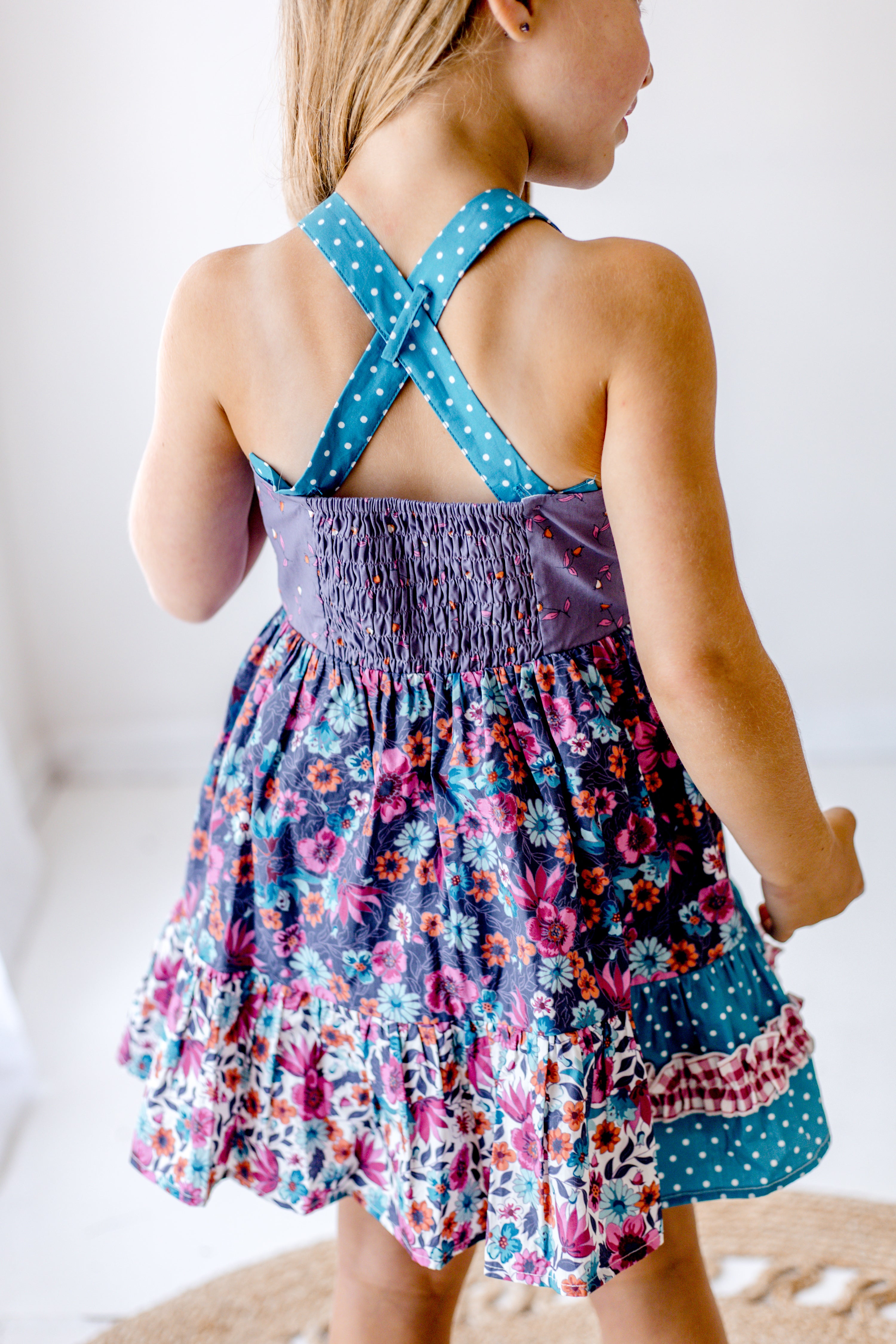 Forest Of Turquoise Dreams Knot Dress