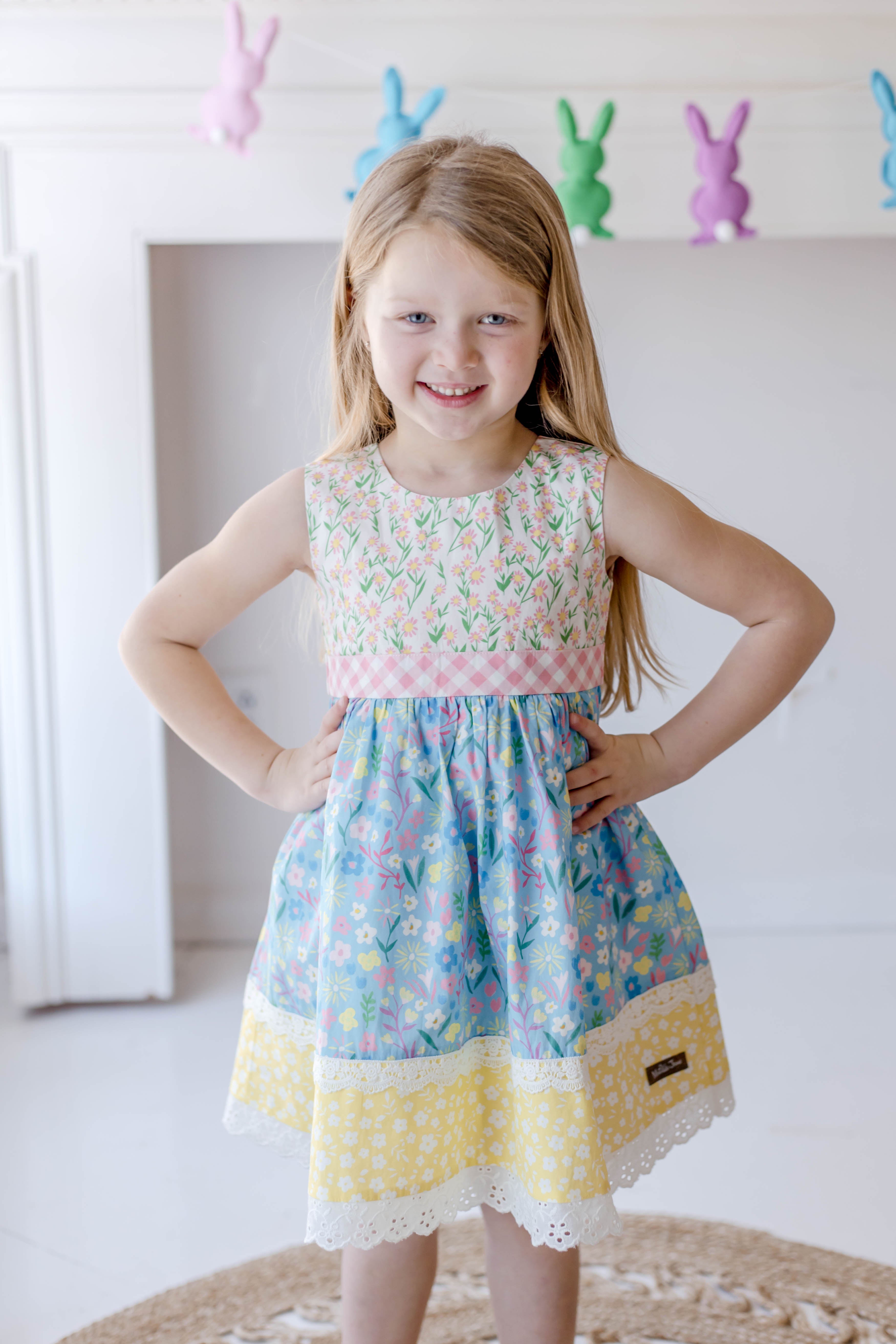 Bluebell Lace Tiered Dress