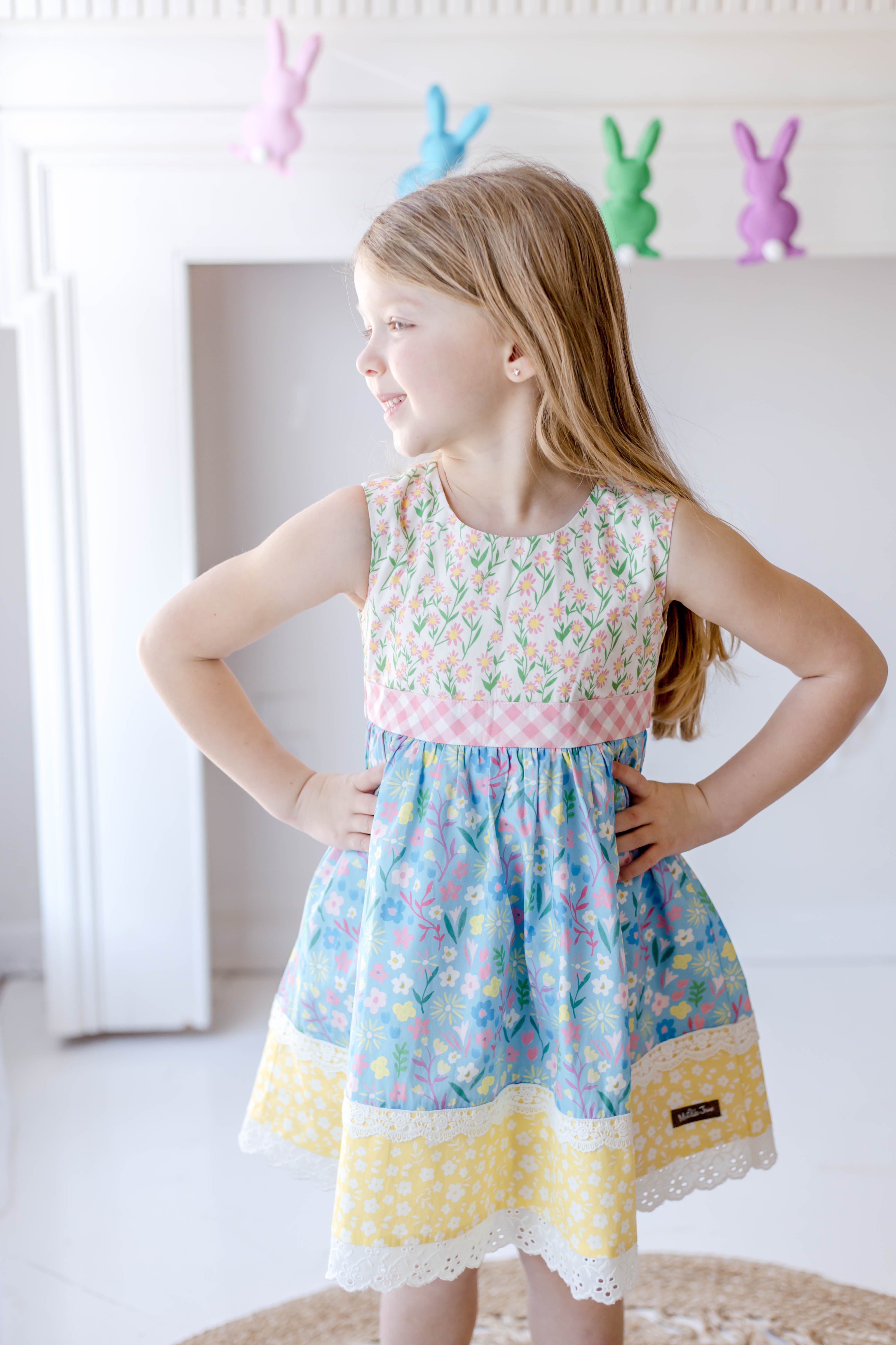 Bluebell Lace Tiered Dress