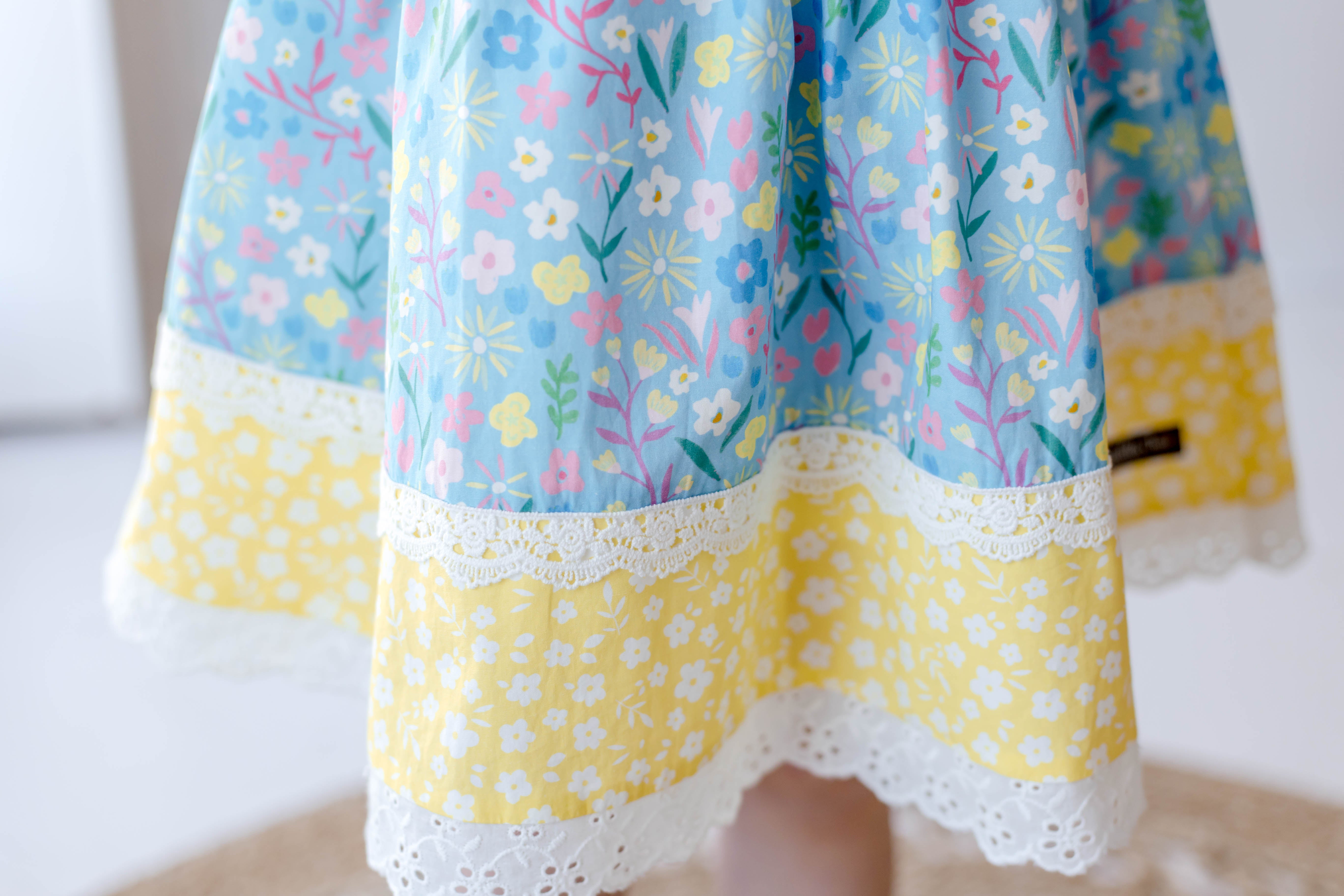 Bluebell Lace Tiered Dress