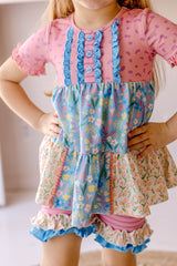 Tickled Pink Ruffle Shorties (Pre-Order)