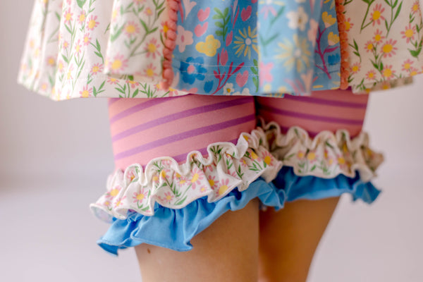 Tickled Pink Ruffle Shorties (Pre-Order)