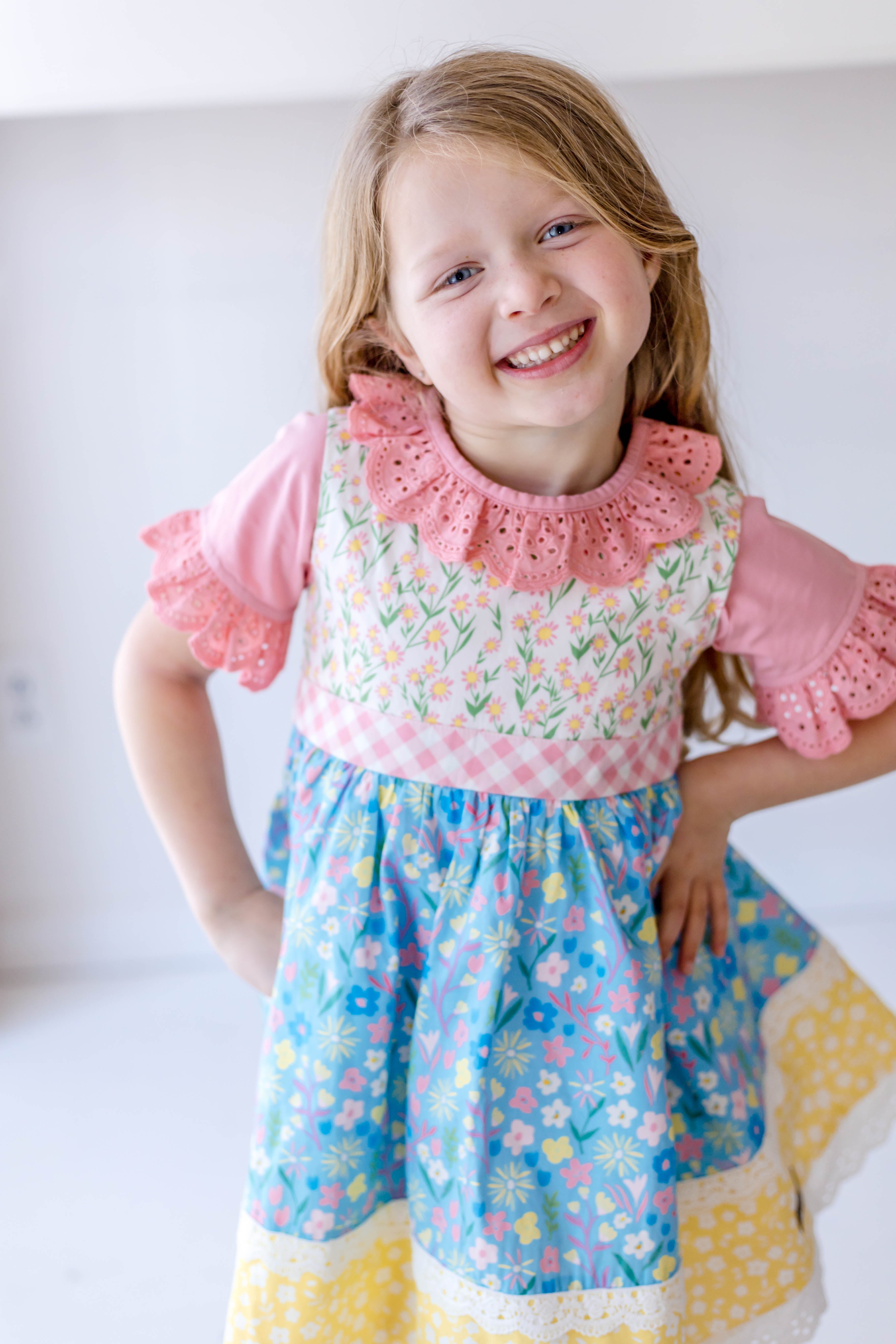 Bluebell Lace Tiered Dress