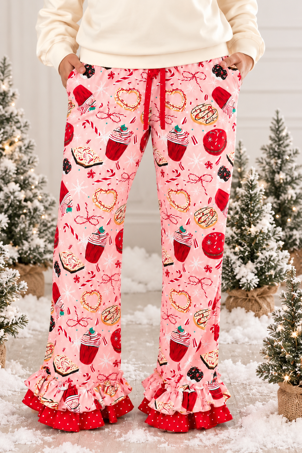Women's Lounge Pants | Holiday Bake Shop