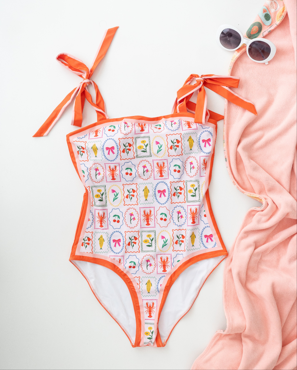 Women's One Piece Swimsuit | Stampede Shores (Pre-Order)